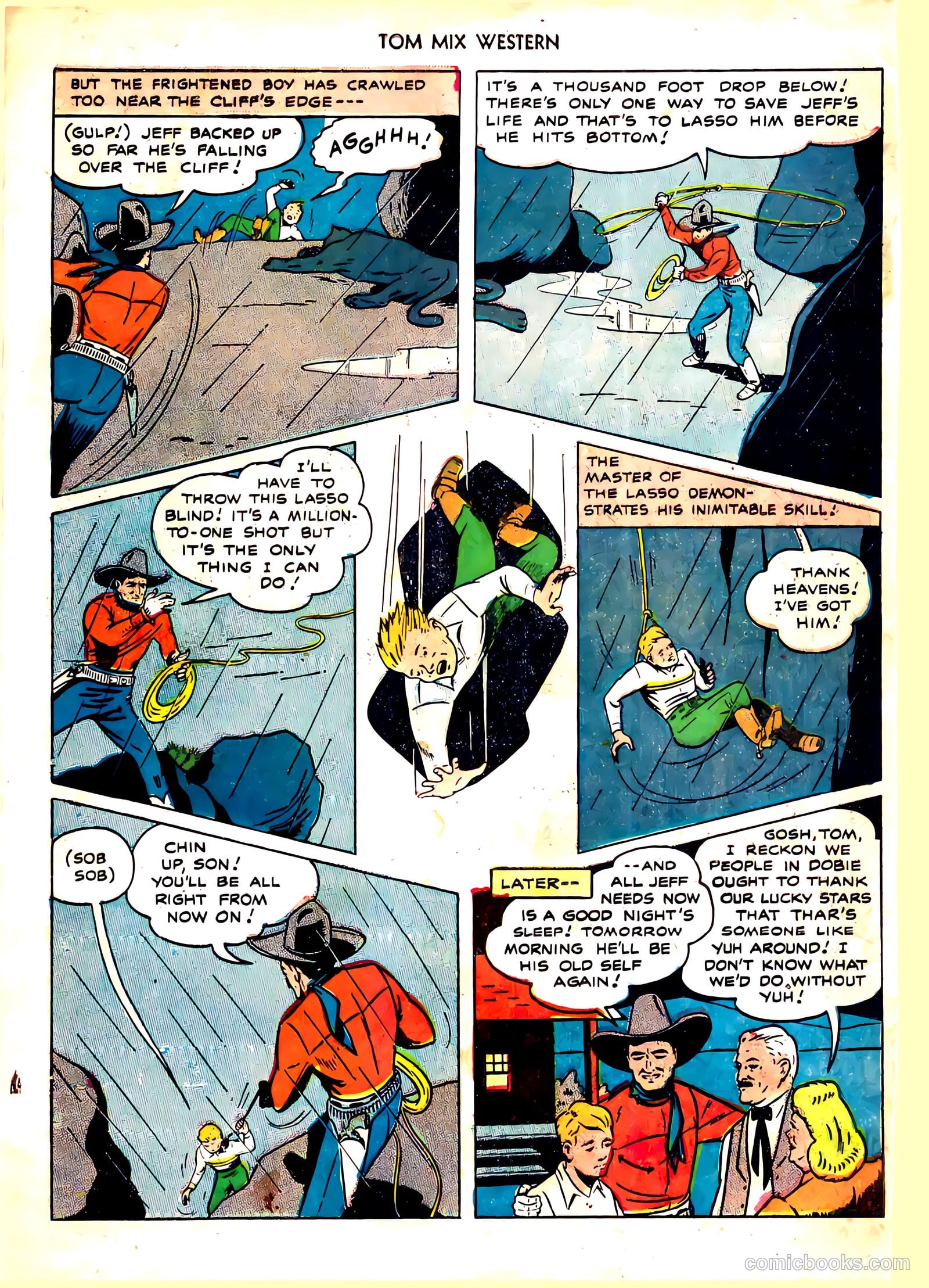 Tom Mix Western #21 (1949) — page 37 of 49