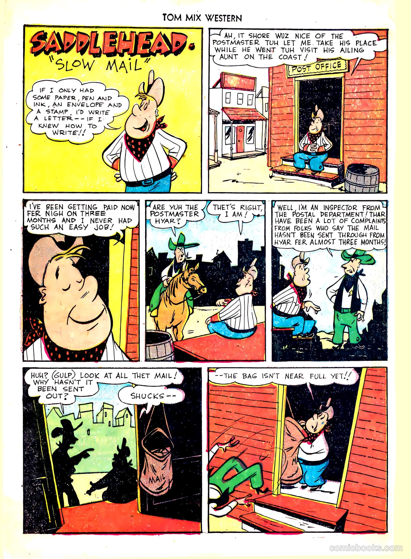 Tom Mix Western #21 (1949) — page 39 of 49