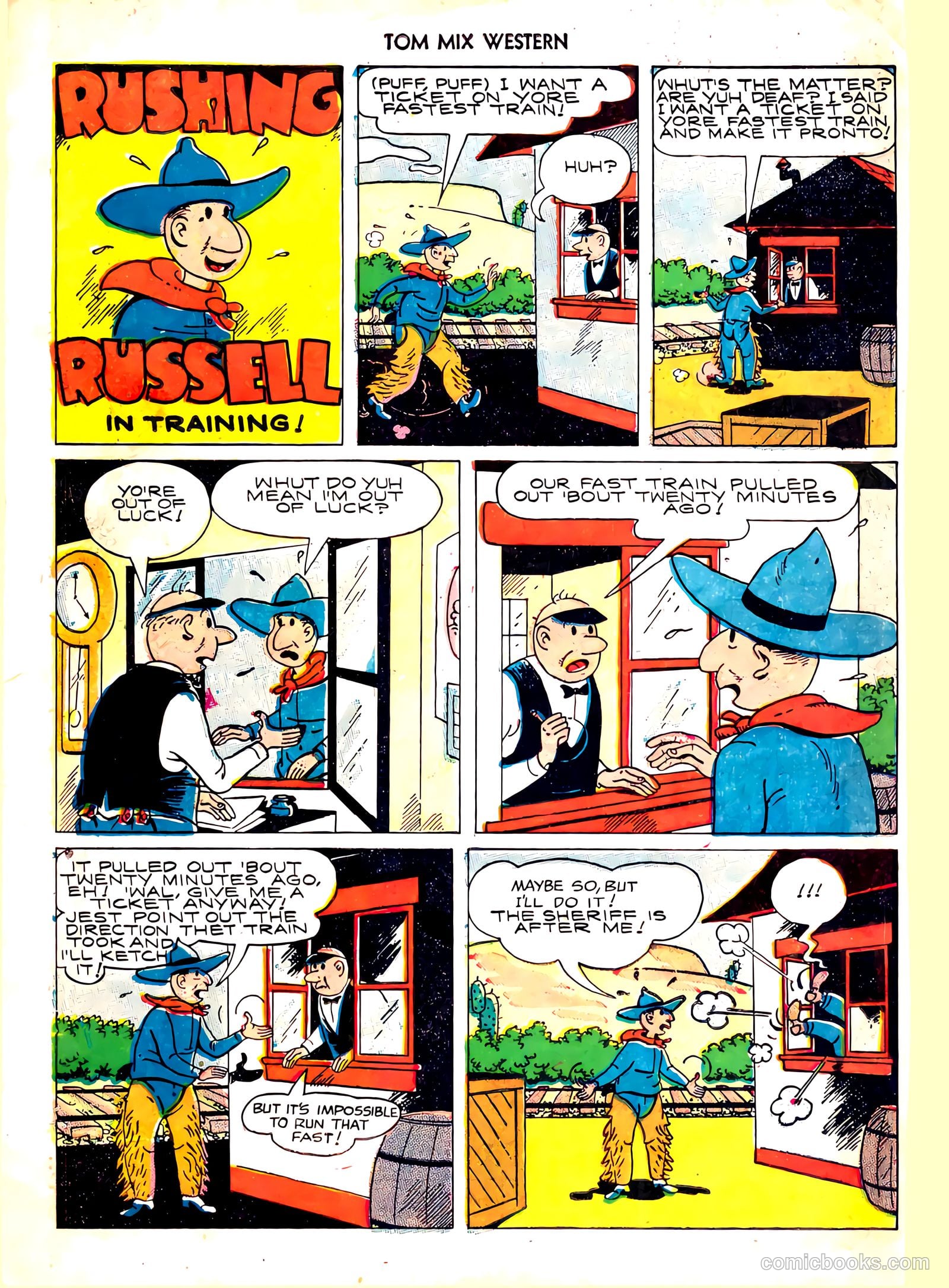 Tom Mix Western #21 (1949) — page 41 of 49