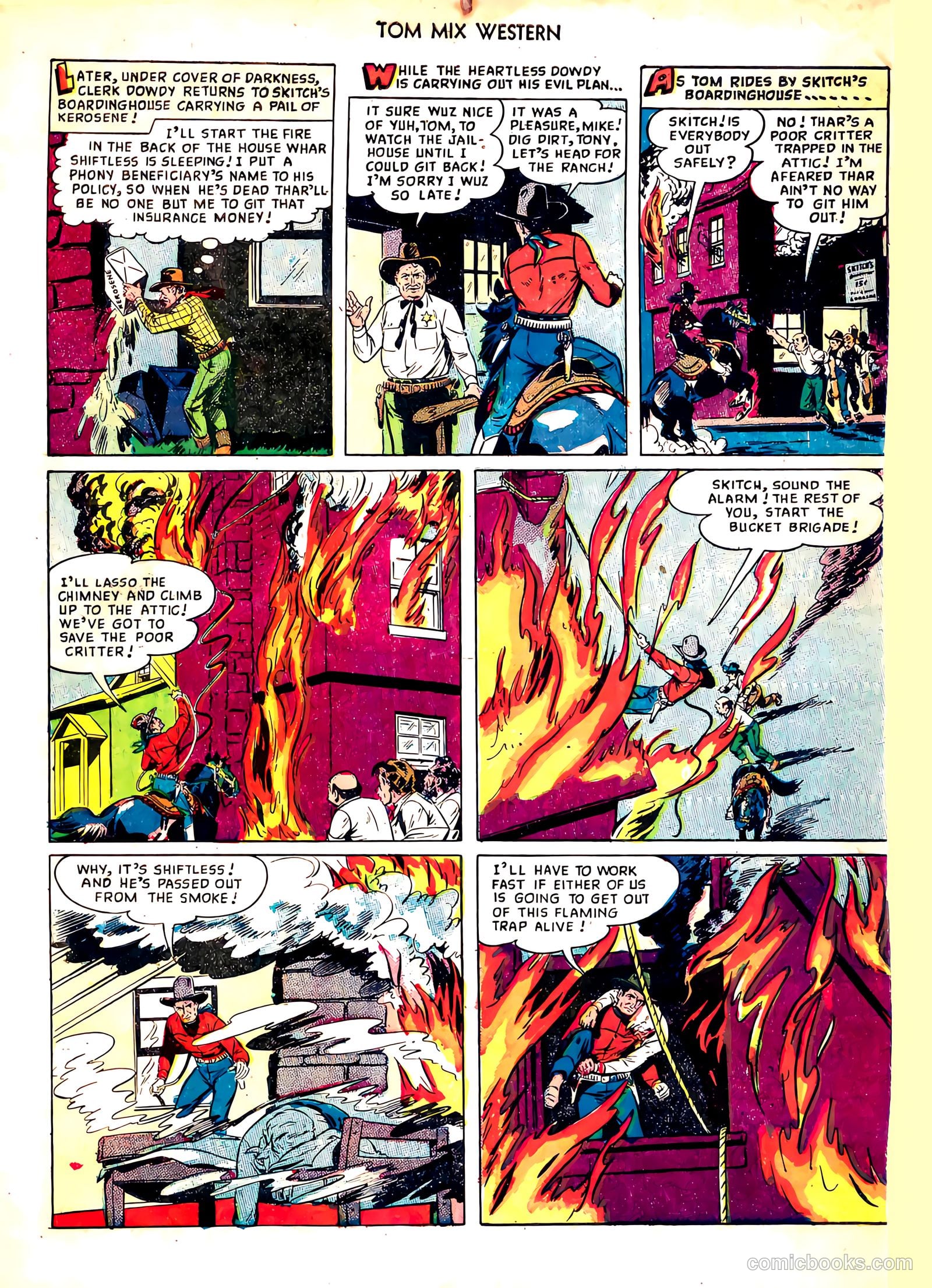 Tom Mix Western #21 (1949) — page 45 of 49