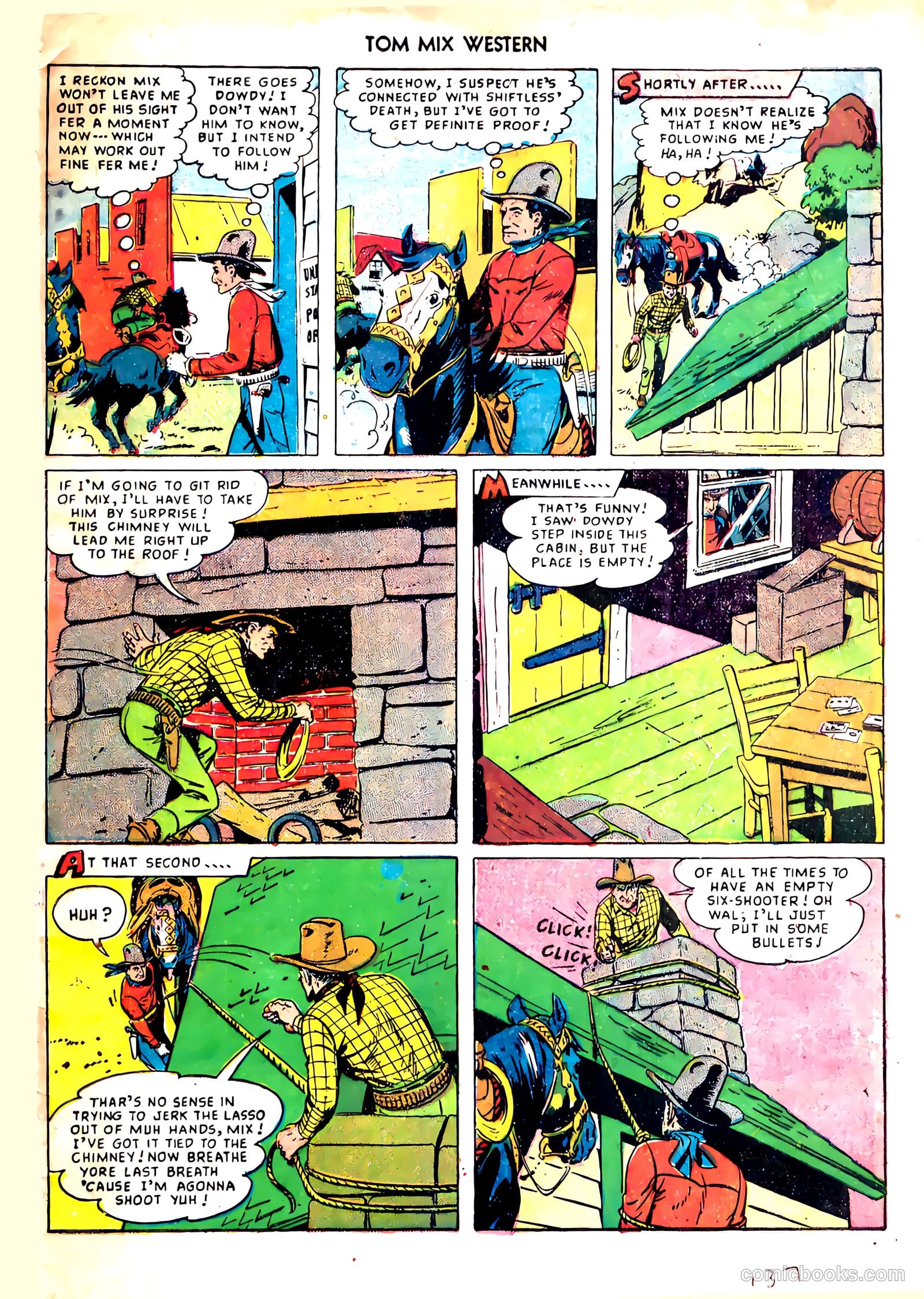 Tom Mix Western #21 (1949) — page 48 of 49