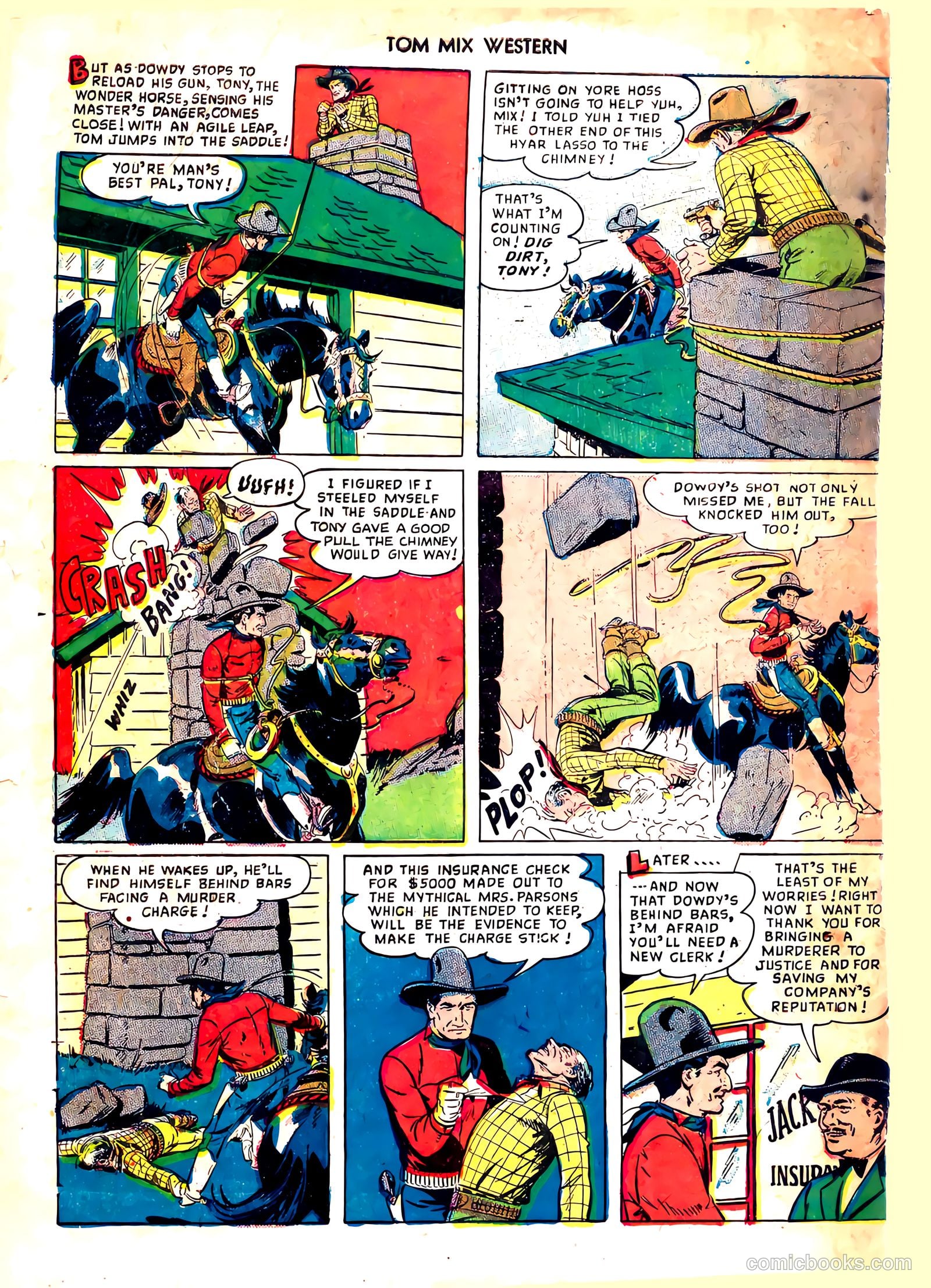 Tom Mix Western #21 (1949) — page 49 of 49