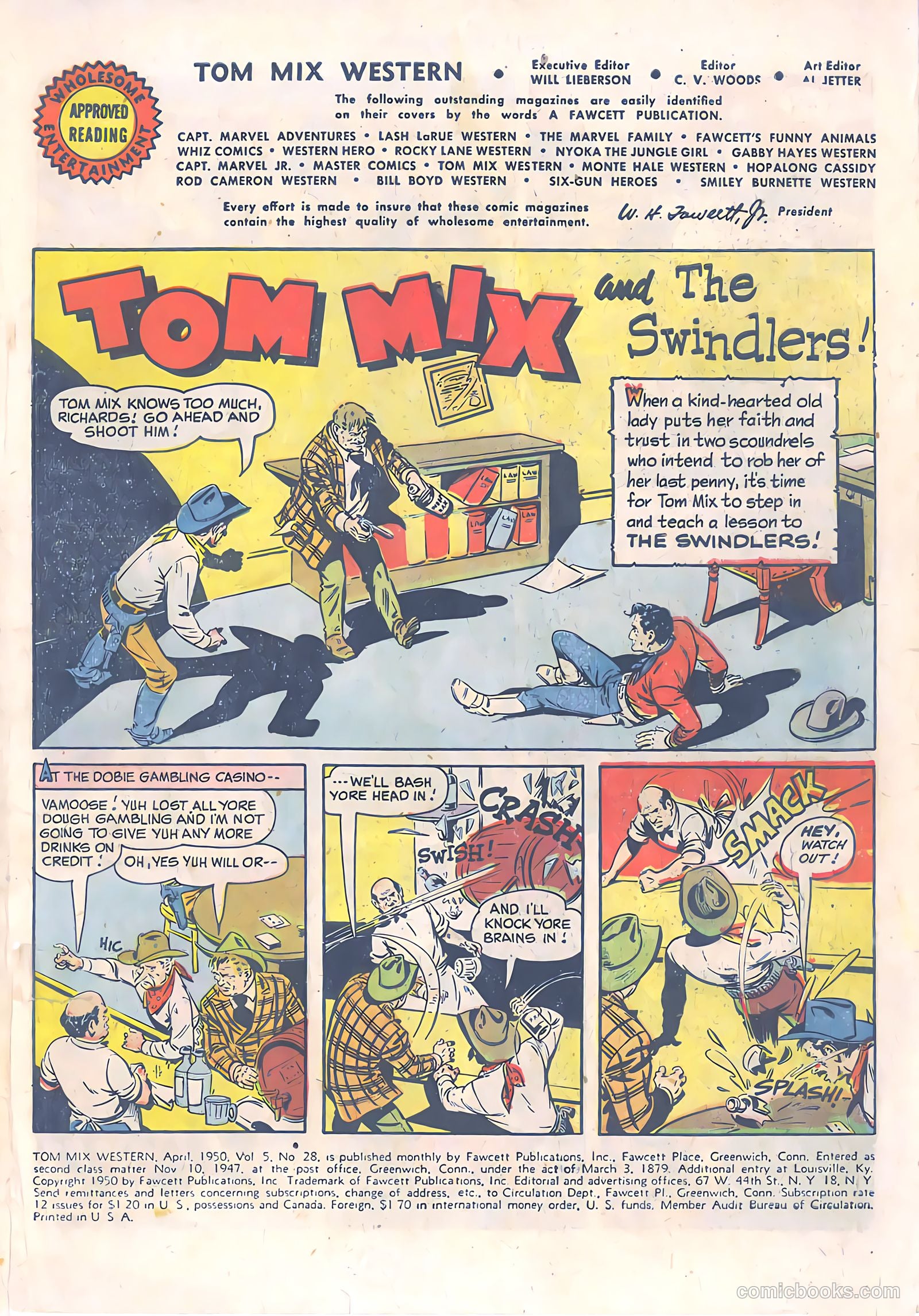 Tom Mix Western #28 (1950) — page 2 of 41