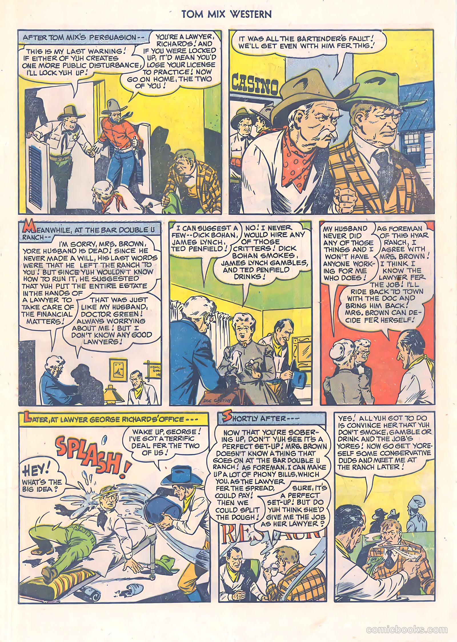 Tom Mix Western #28 (1950) — page 4 of 41