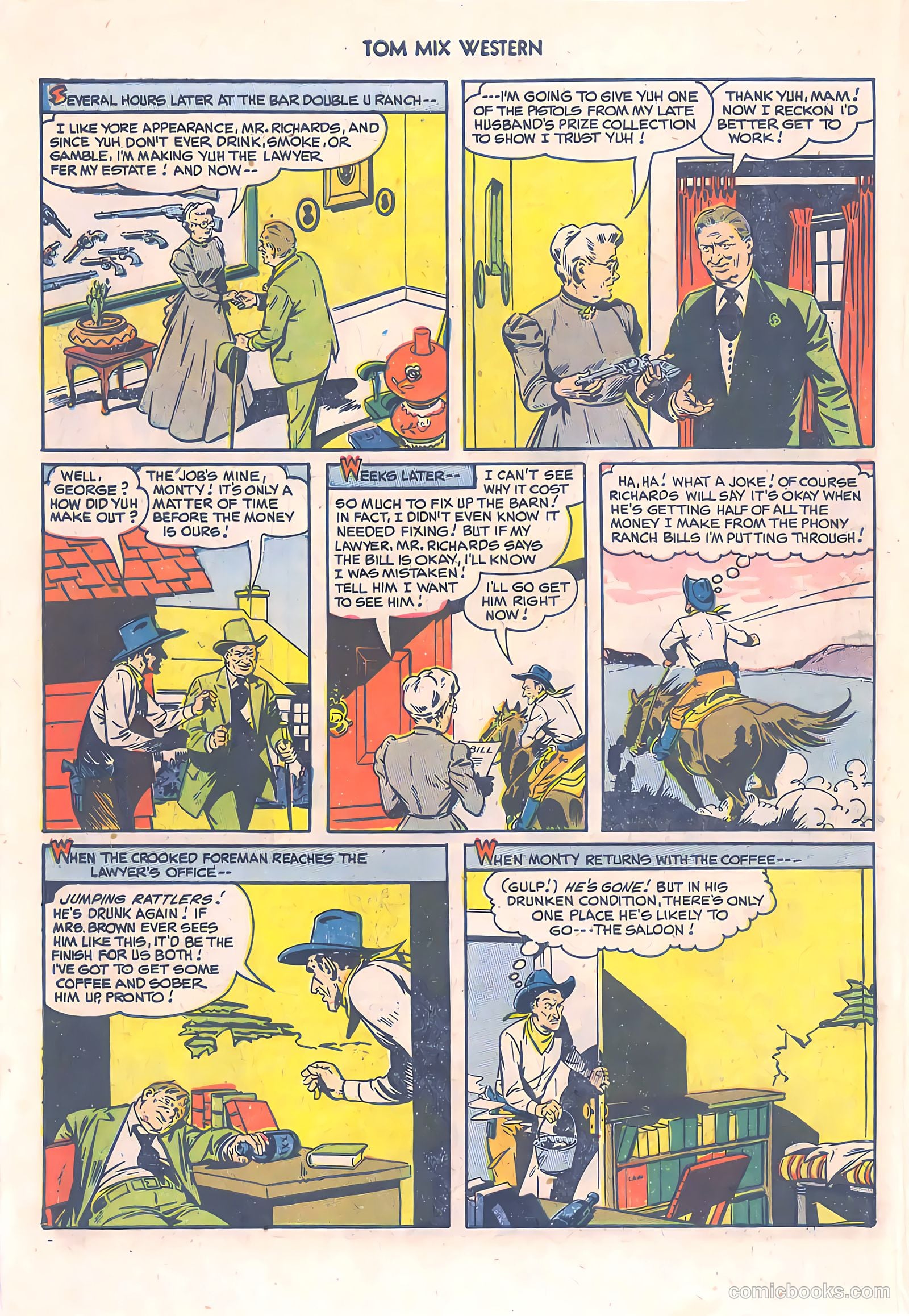 Tom Mix Western #28 (1950) — page 5 of 41
