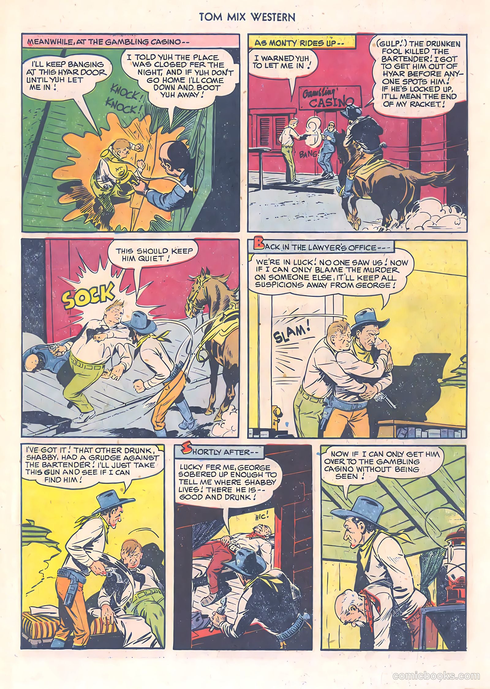 Tom Mix Western #28 (1950) — page 6 of 41