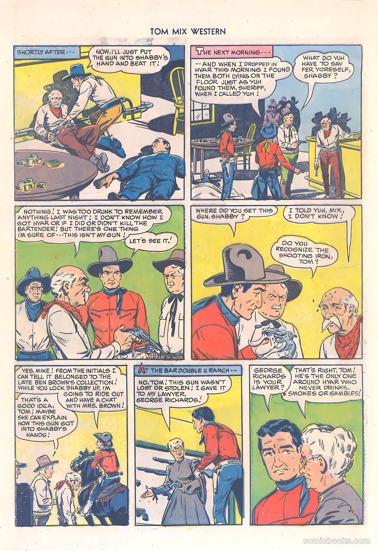 Tom Mix Western #28 (1950) — page 7 of 41