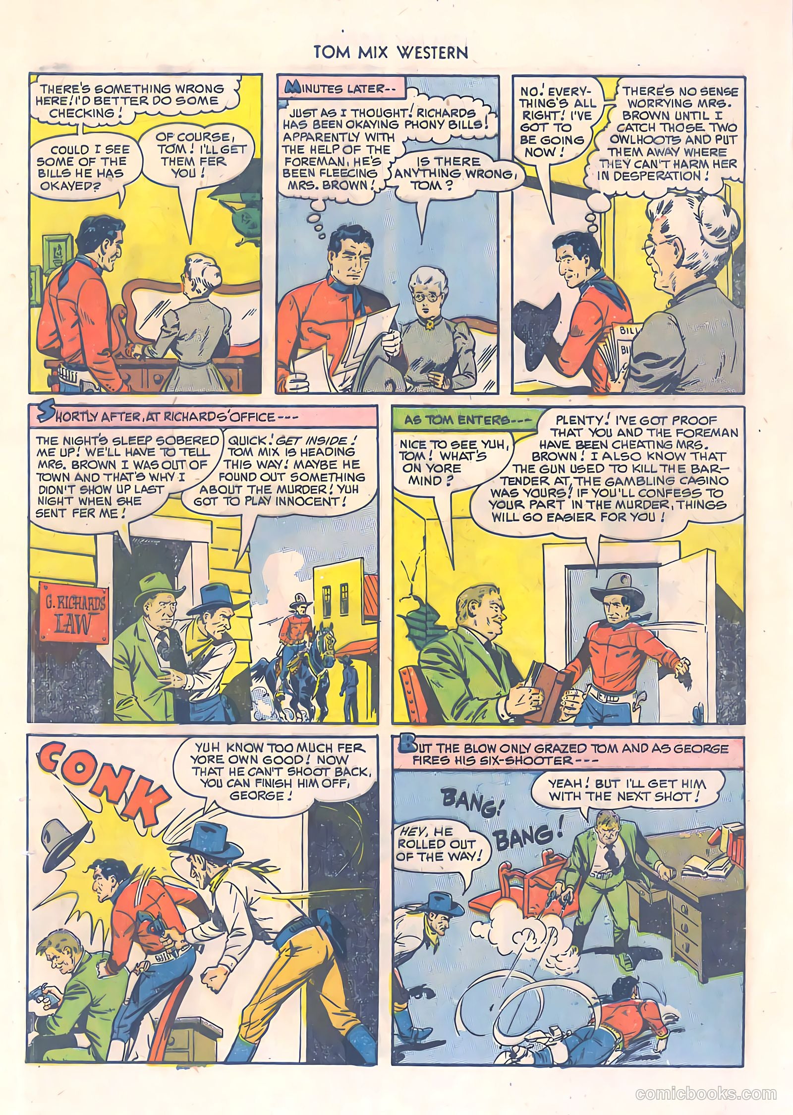 Tom Mix Western #28 (1950) — page 8 of 41