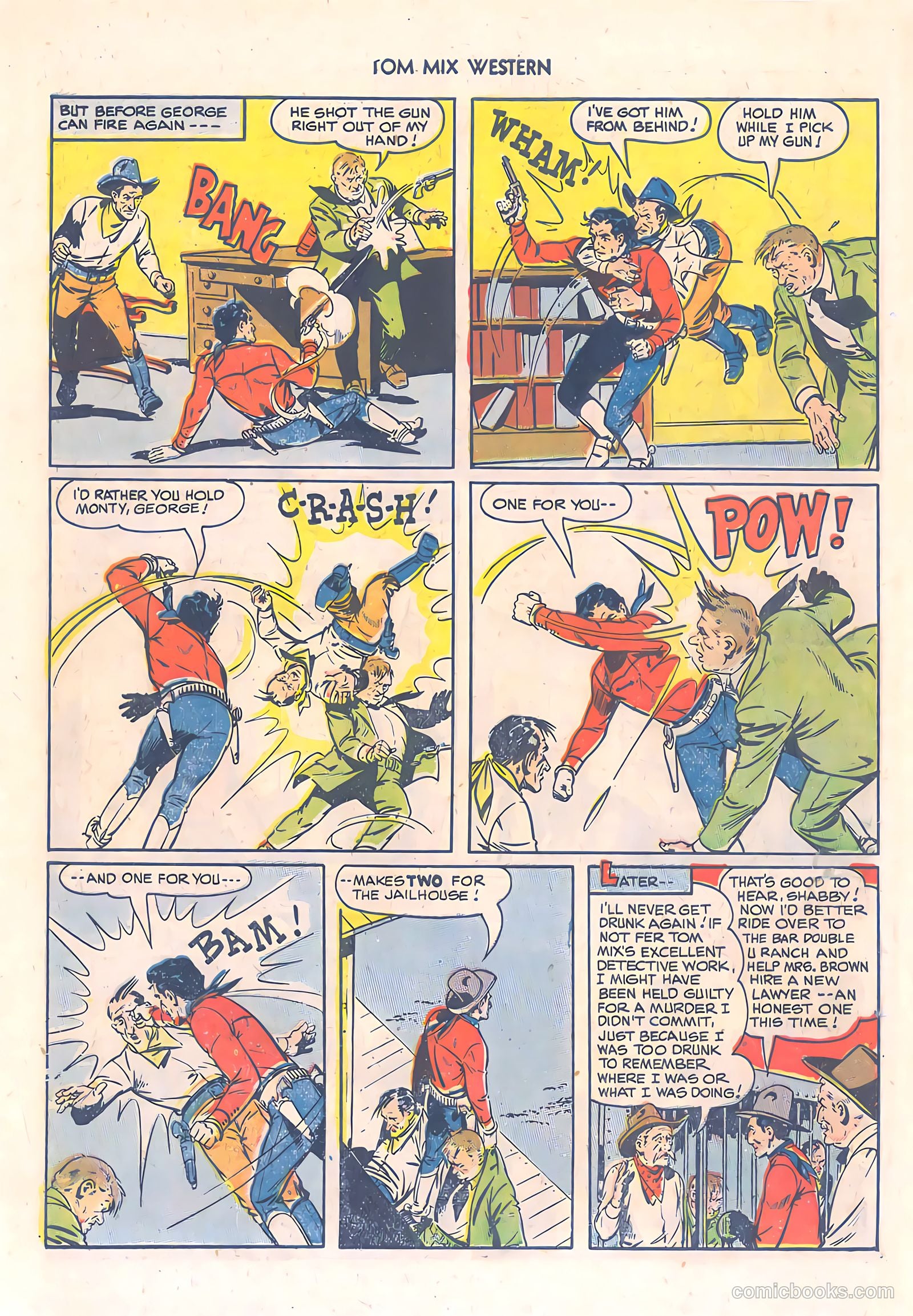 Tom Mix Western #28 (1950) — page 9 of 41