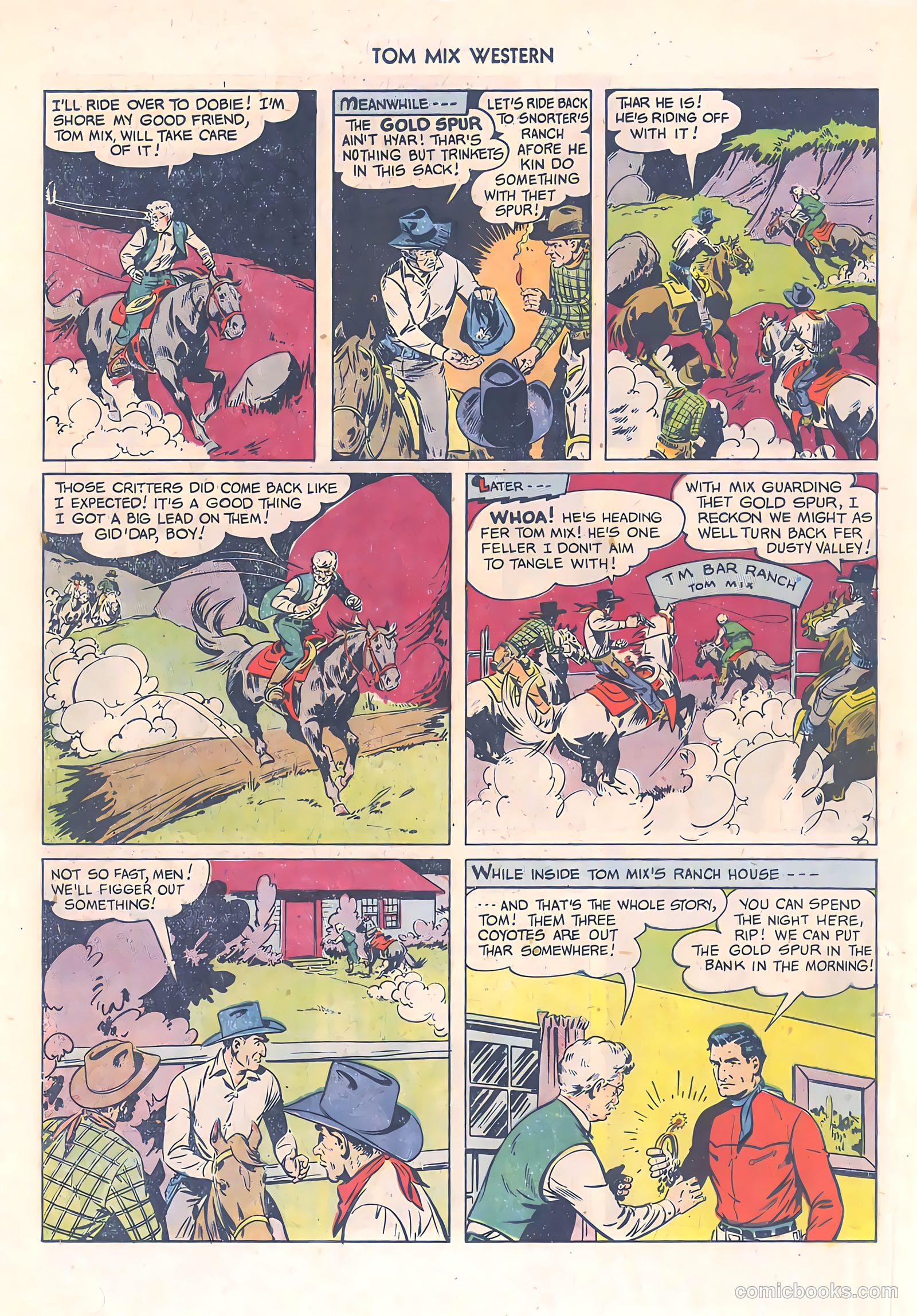 Tom Mix Western #28 (1950) — page 17 of 41