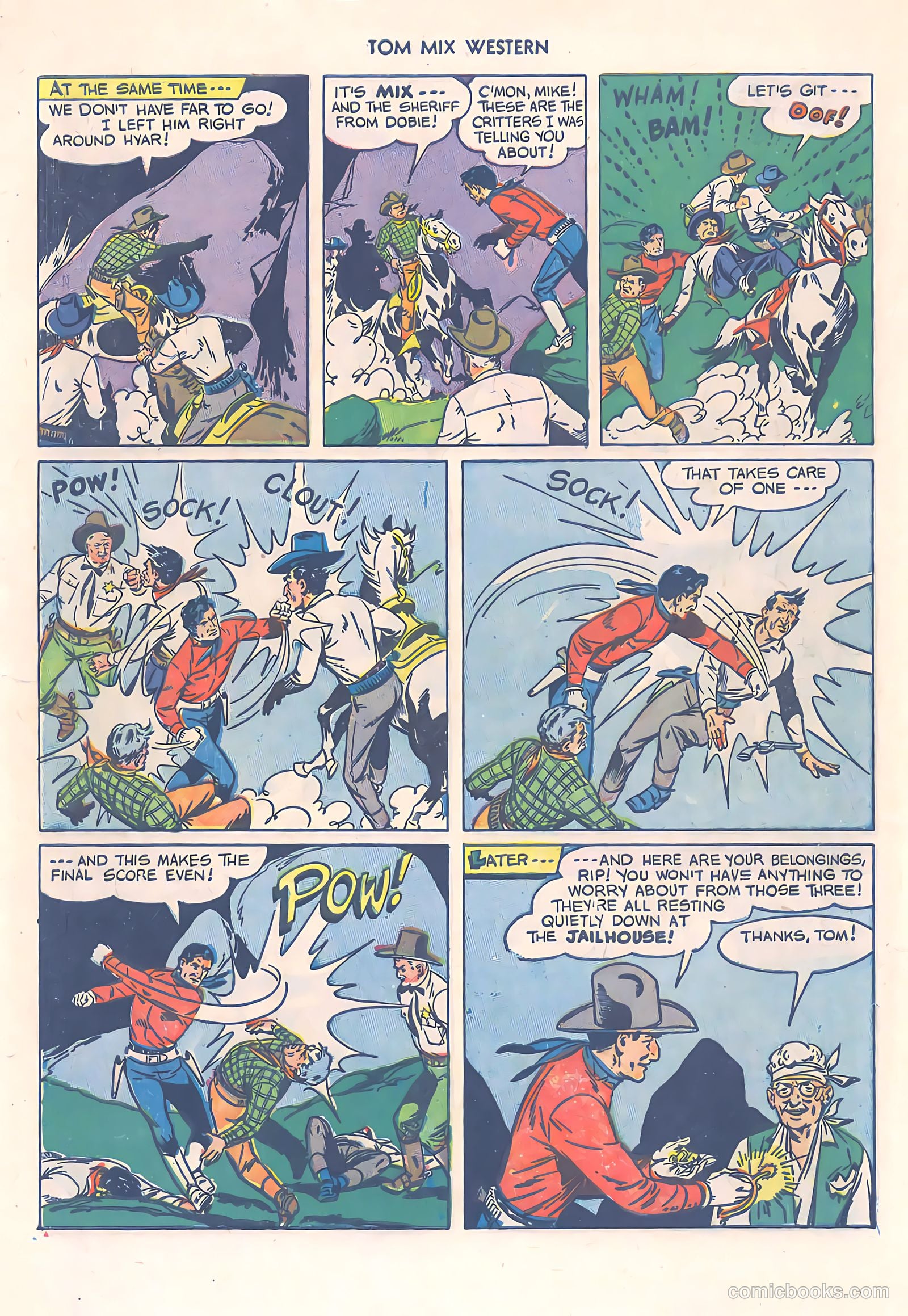 Tom Mix Western #28 (1950) — page 21 of 41