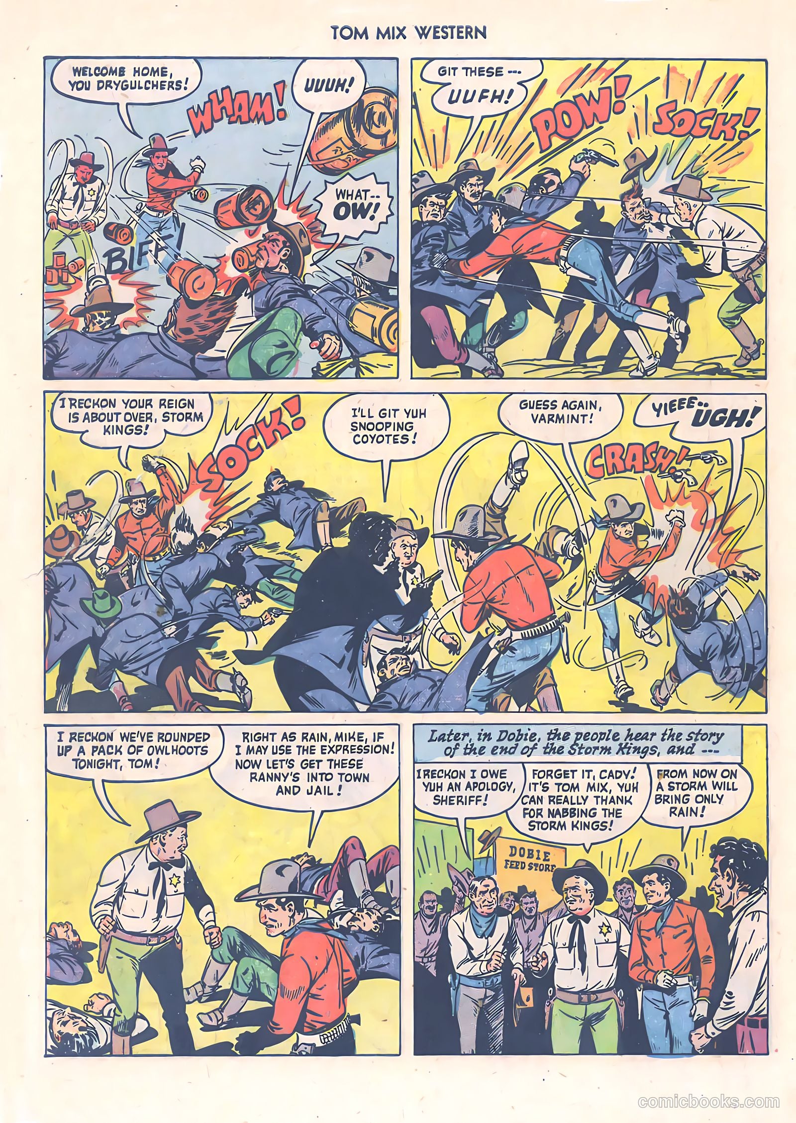 Tom Mix Western #28 (1950) — page 23 of 41