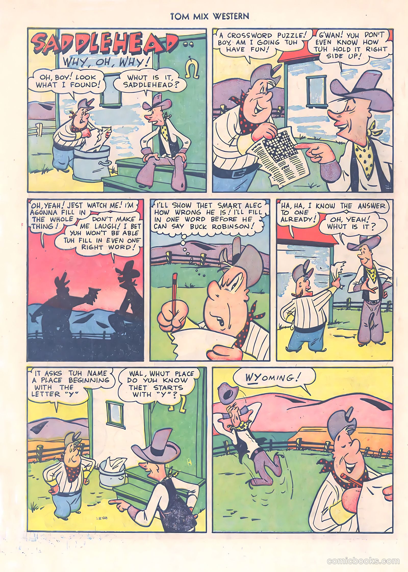 Tom Mix Western #28 (1950) — page 25 of 41