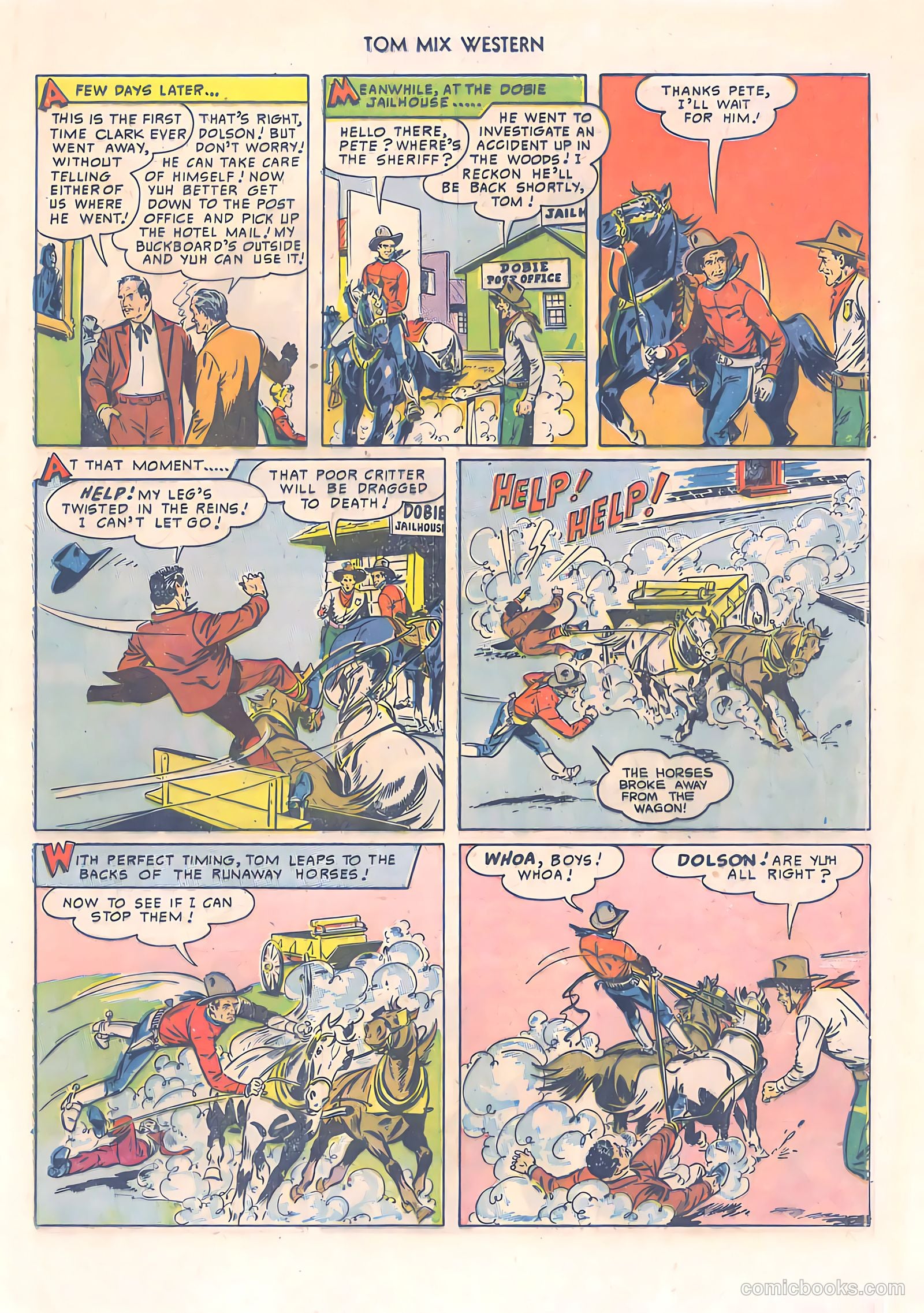 Tom Mix Western #28 (1950) — page 28 of 41