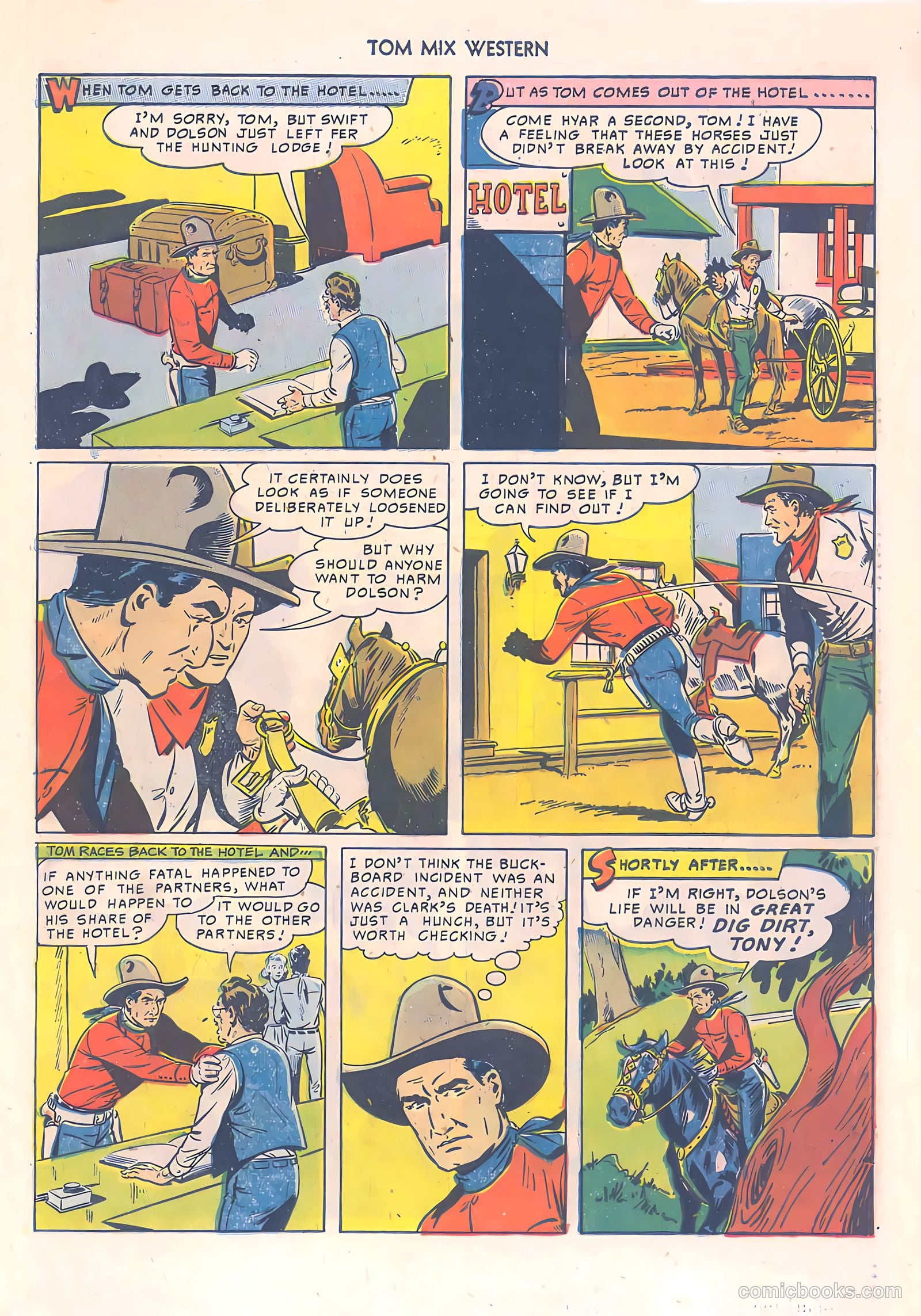 Tom Mix Western #28 (1950) — page 30 of 41