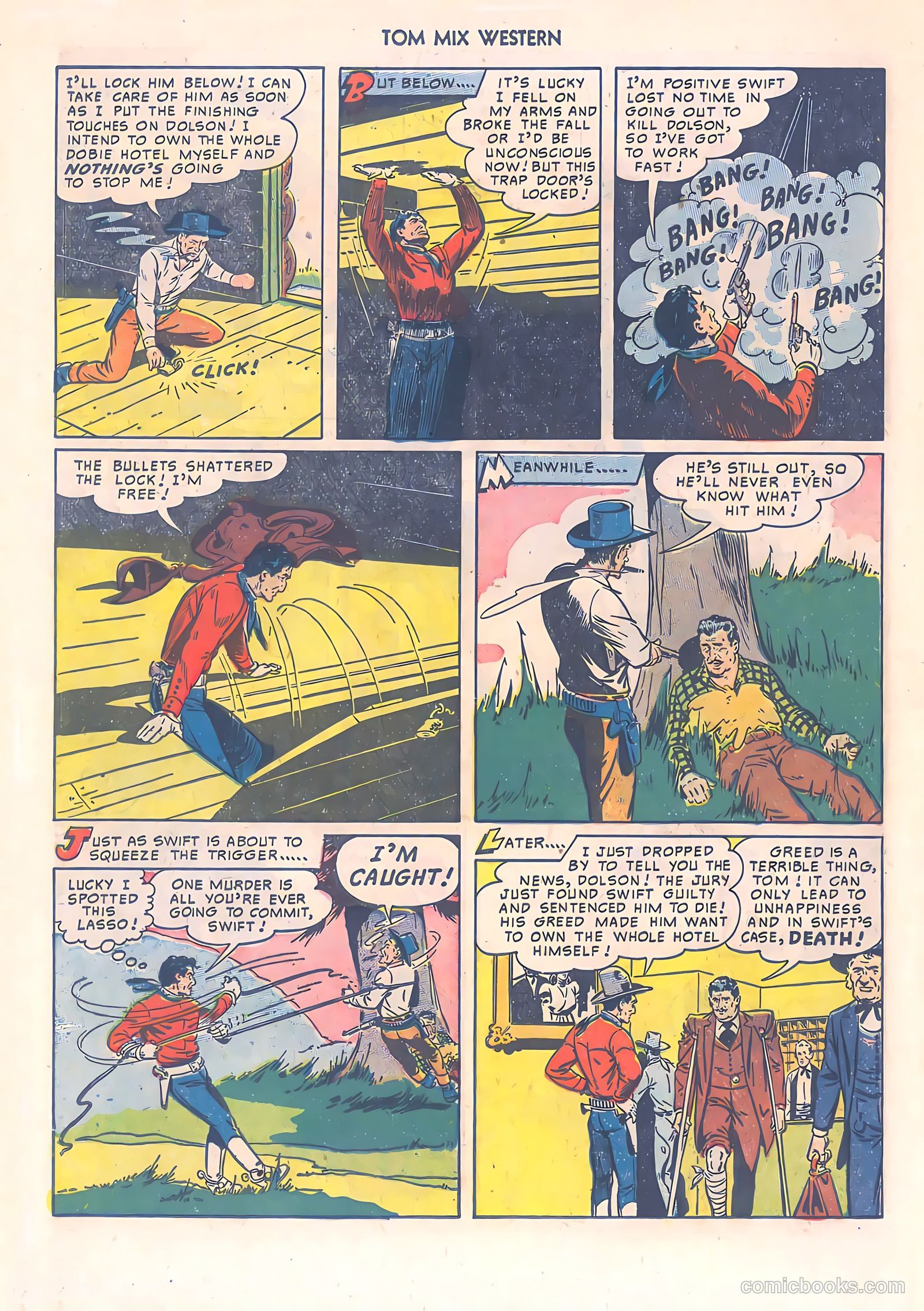 Tom Mix Western #28 (1950) — page 33 of 41