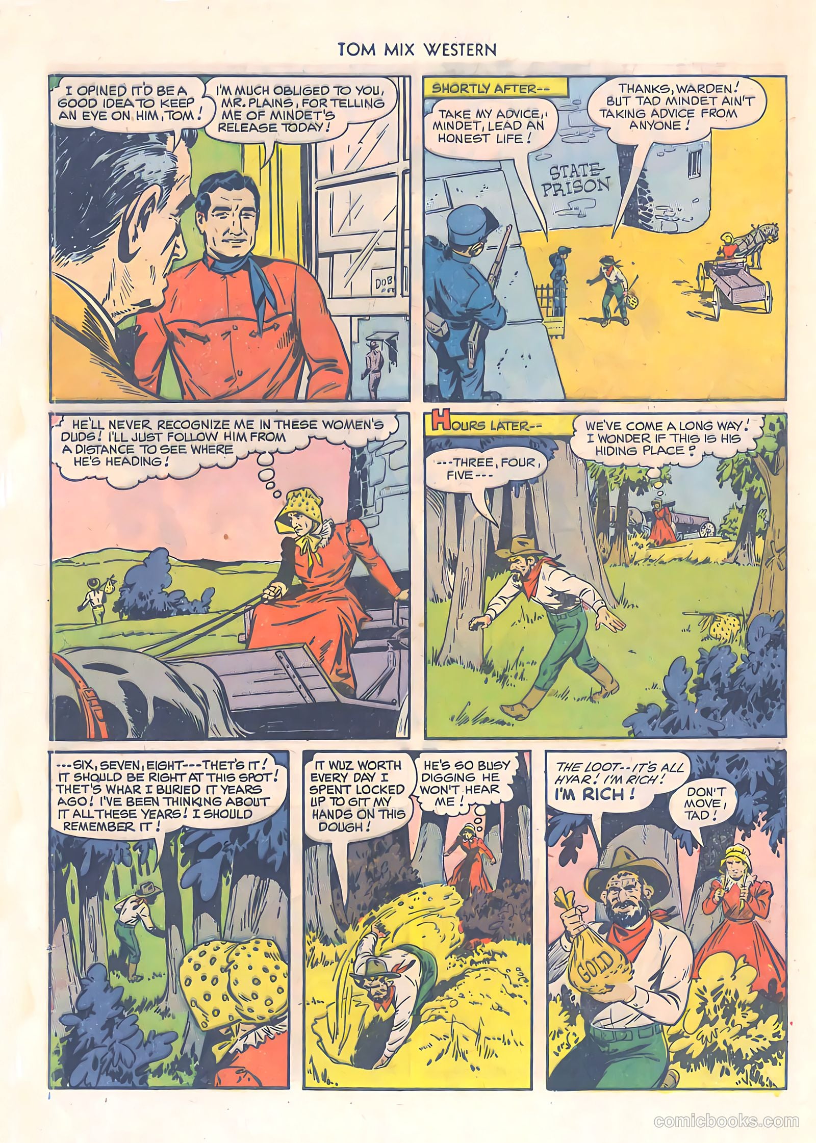 Tom Mix Western #28 (1950) — page 35 of 41