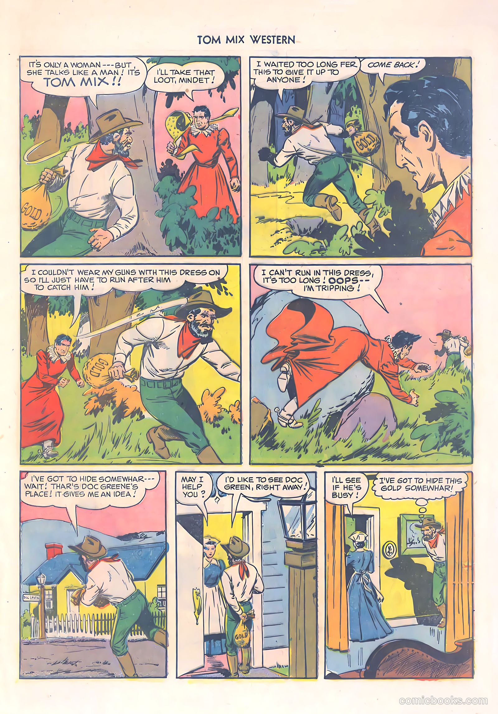Tom Mix Western #28 (1950) — page 36 of 41