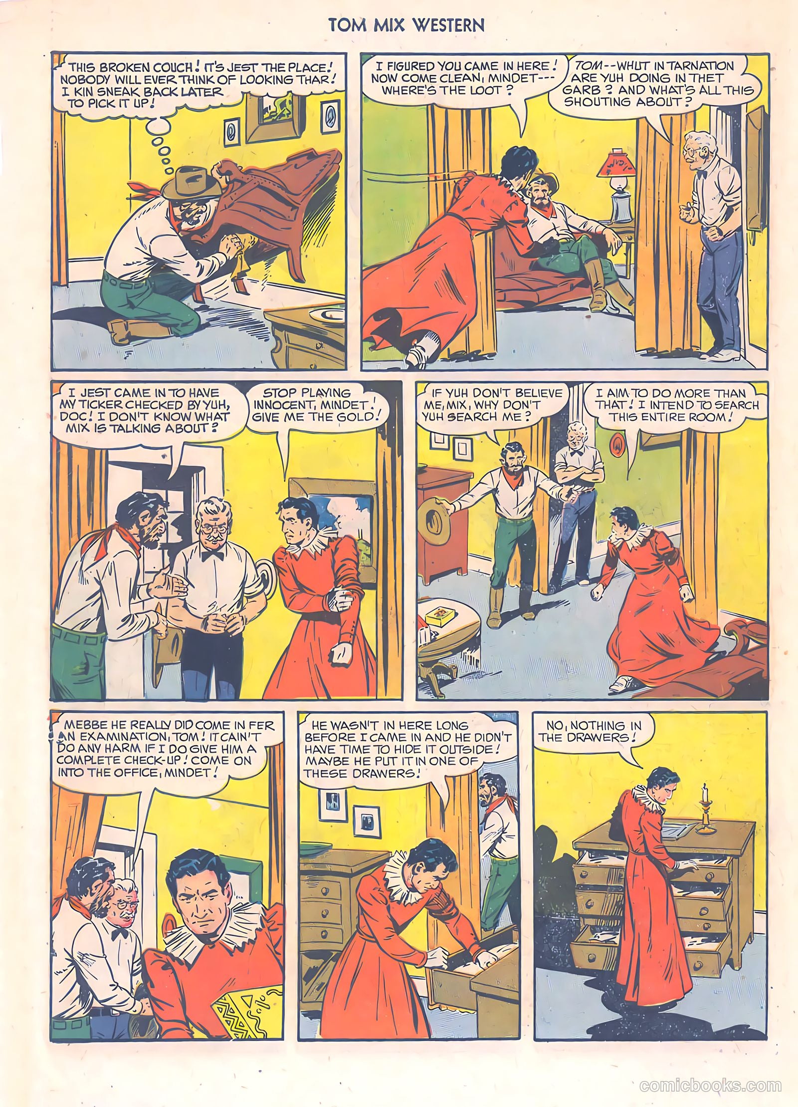 Tom Mix Western #28 (1950) — page 37 of 41
