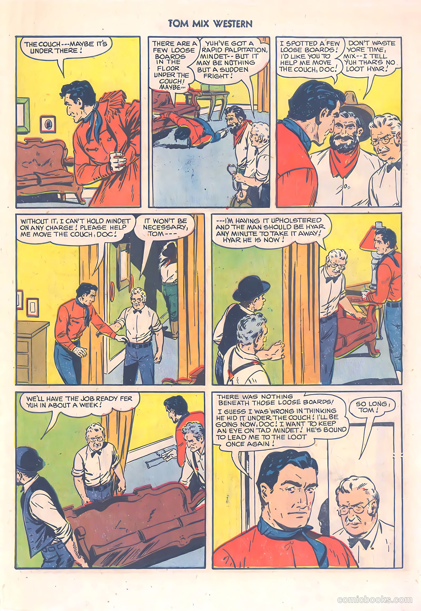 Tom Mix Western #28 (1950) — page 38 of 41