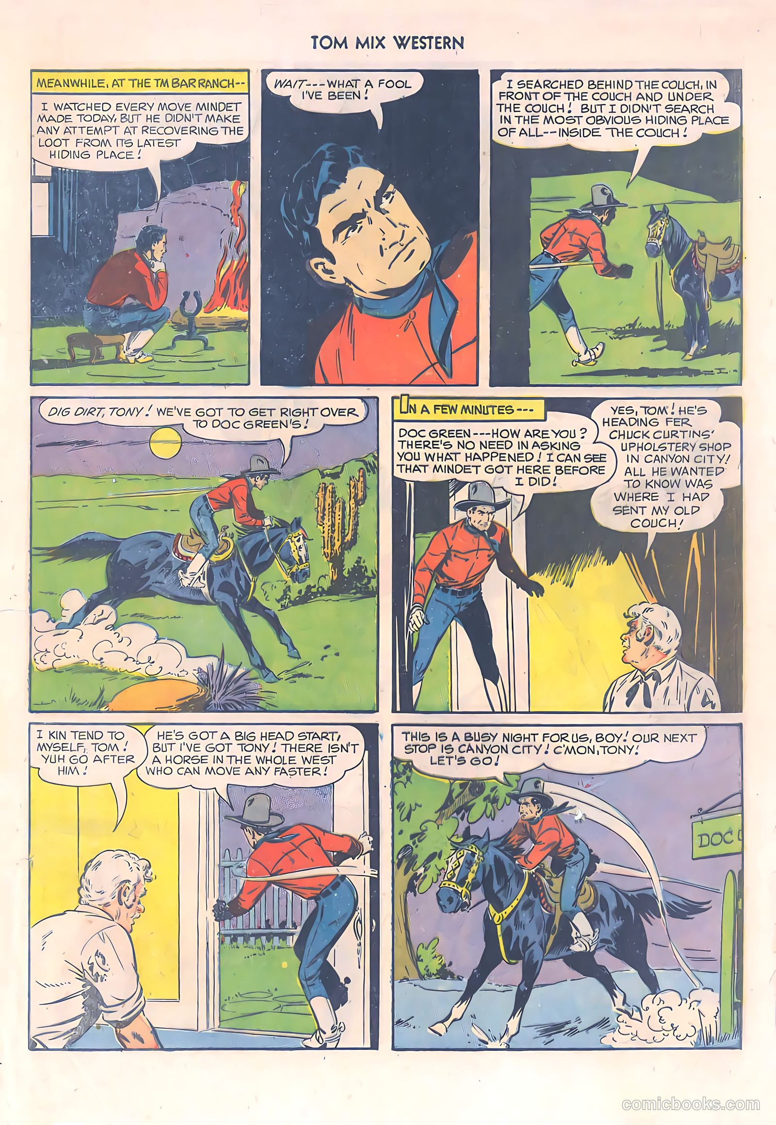Tom Mix Western #28 (1950) — page 40 of 41