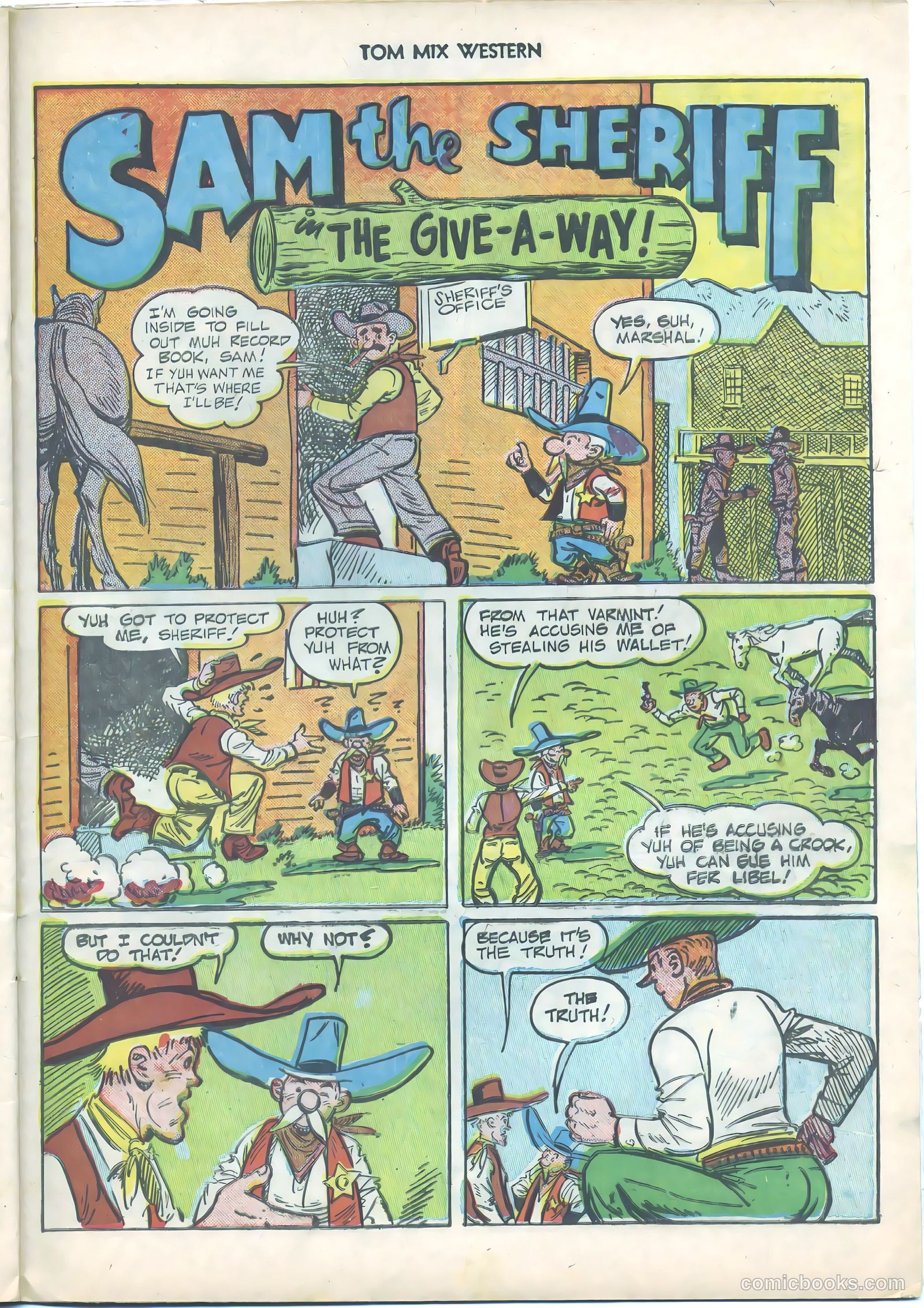 Tom Mix Western #38 (1951) — page 23 of 36