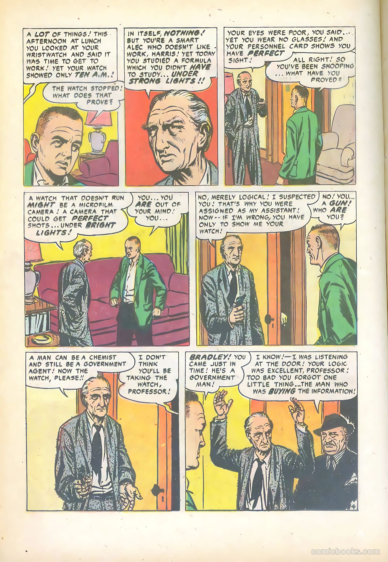 Top Secret #1 (1952) — page 12 of 36