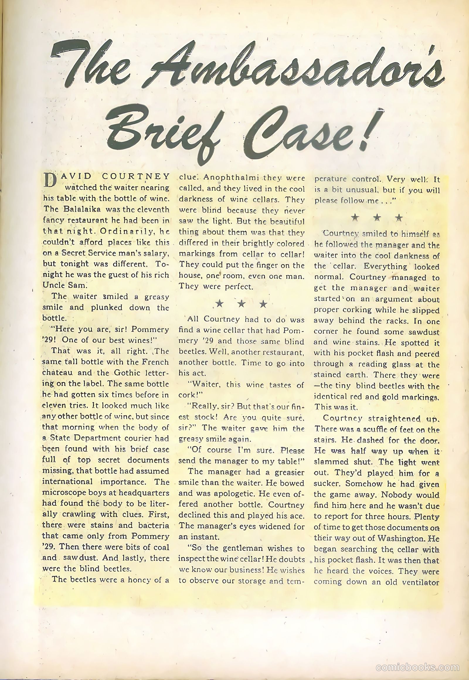 Top Secret #1 (1952) — page 15 of 36