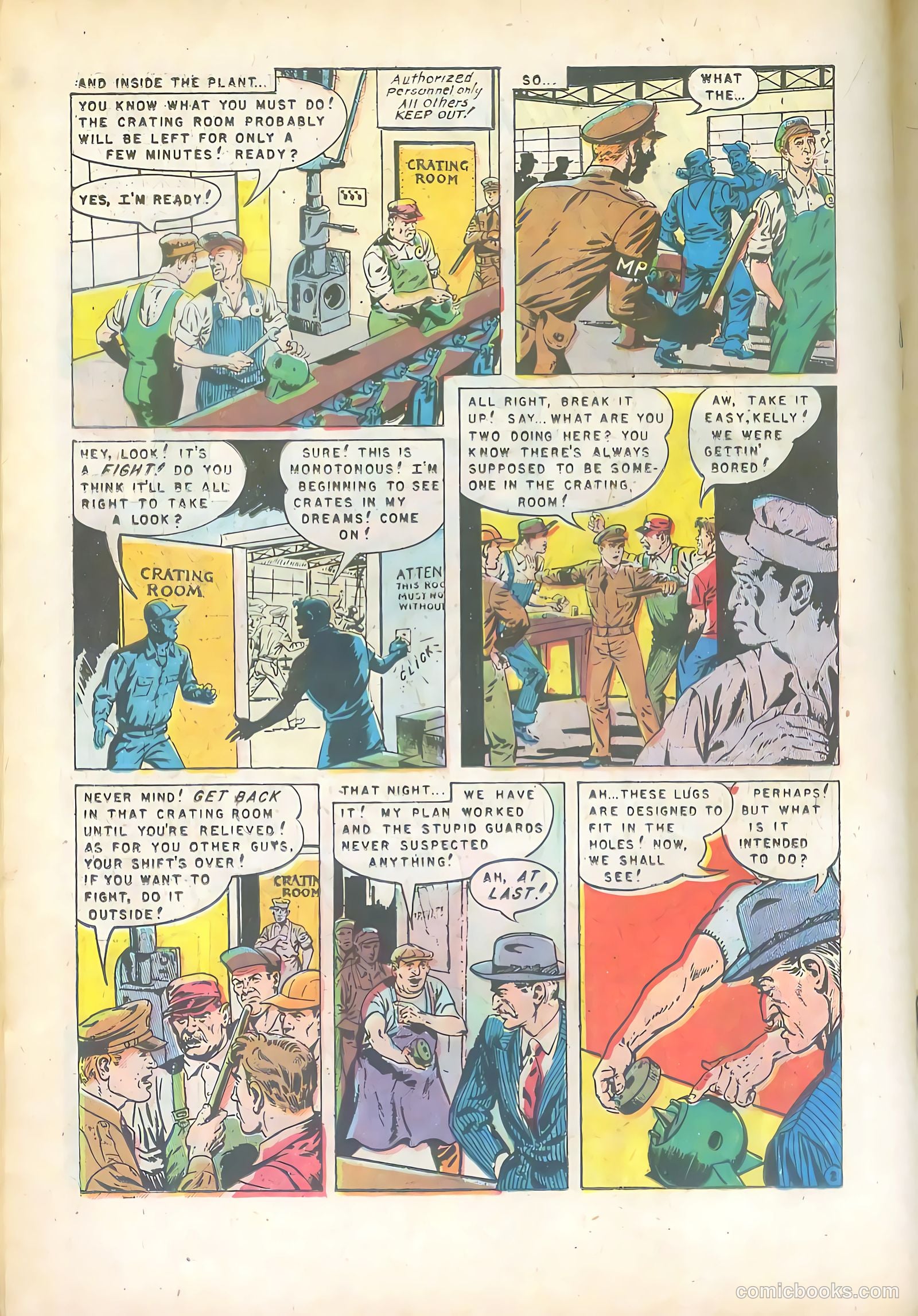 Top Secret #1 (1952) — page 18 of 36
