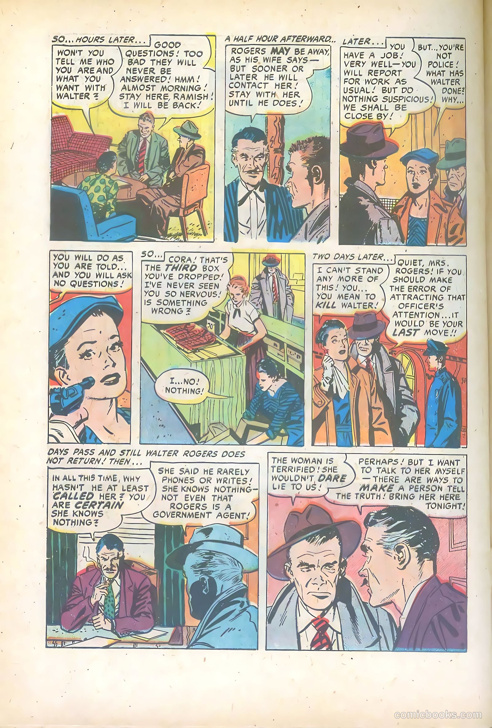Top Secret #1 (1952) — page 30 of 36