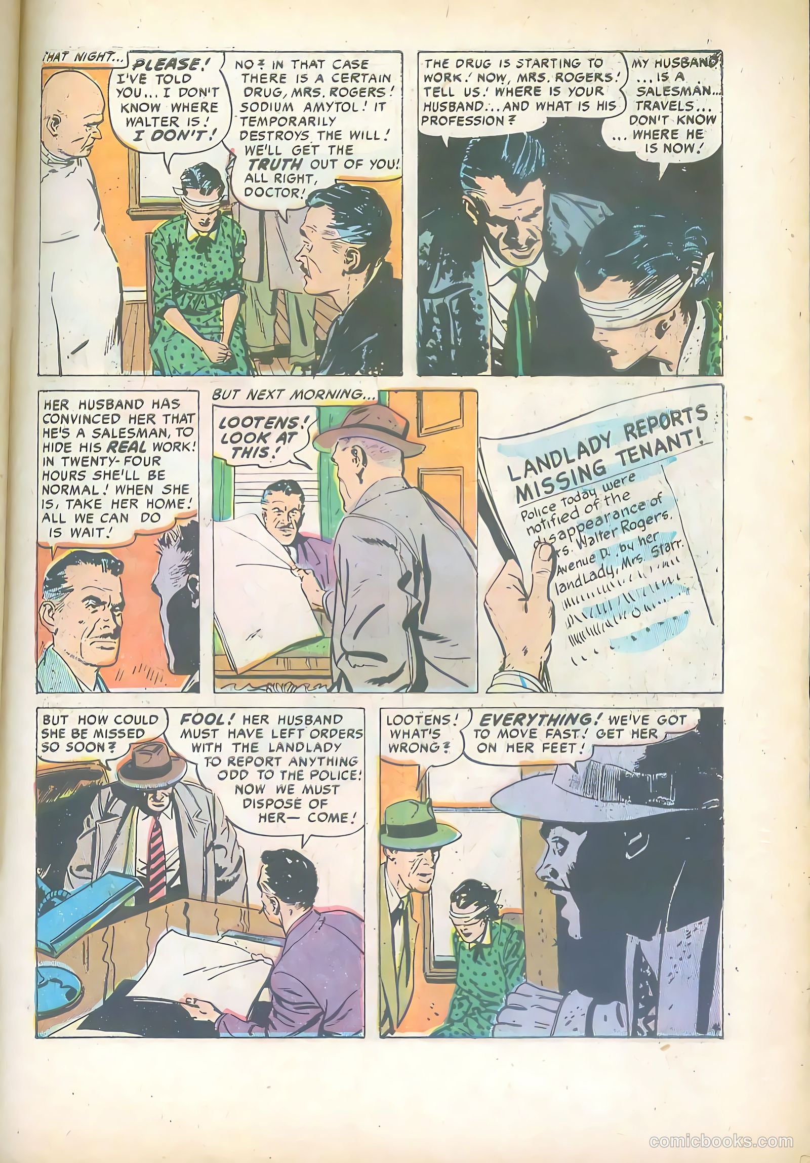 Top Secret #1 (1952) — page 31 of 36
