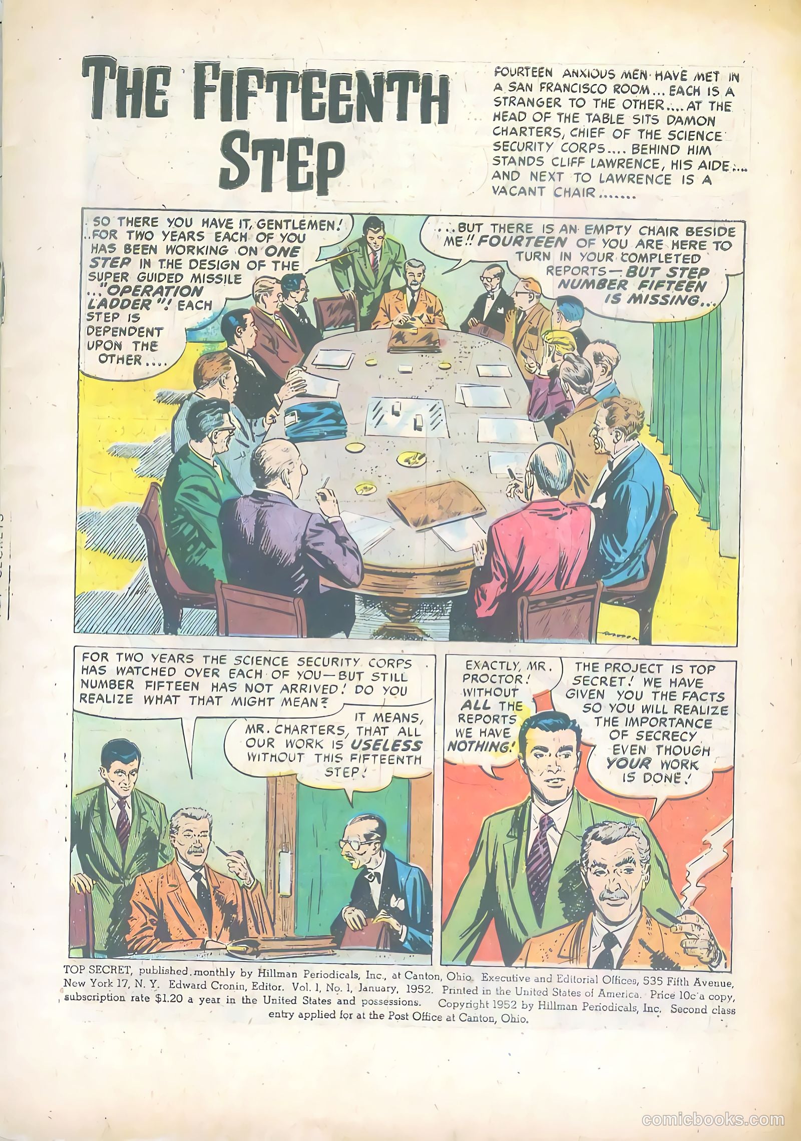Top Secrets #1 (1947) — page 3 of 36