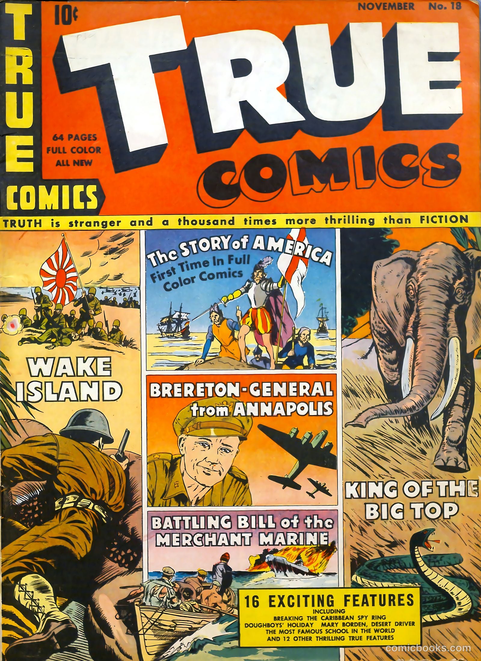 True Comics #18 cover
