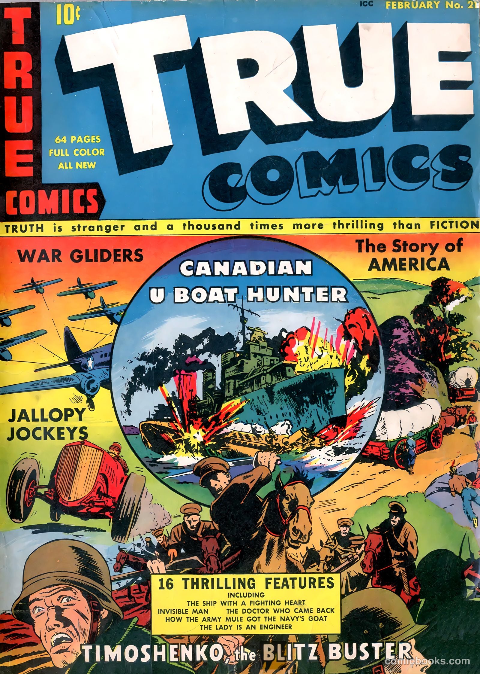 True Comics #21 cover