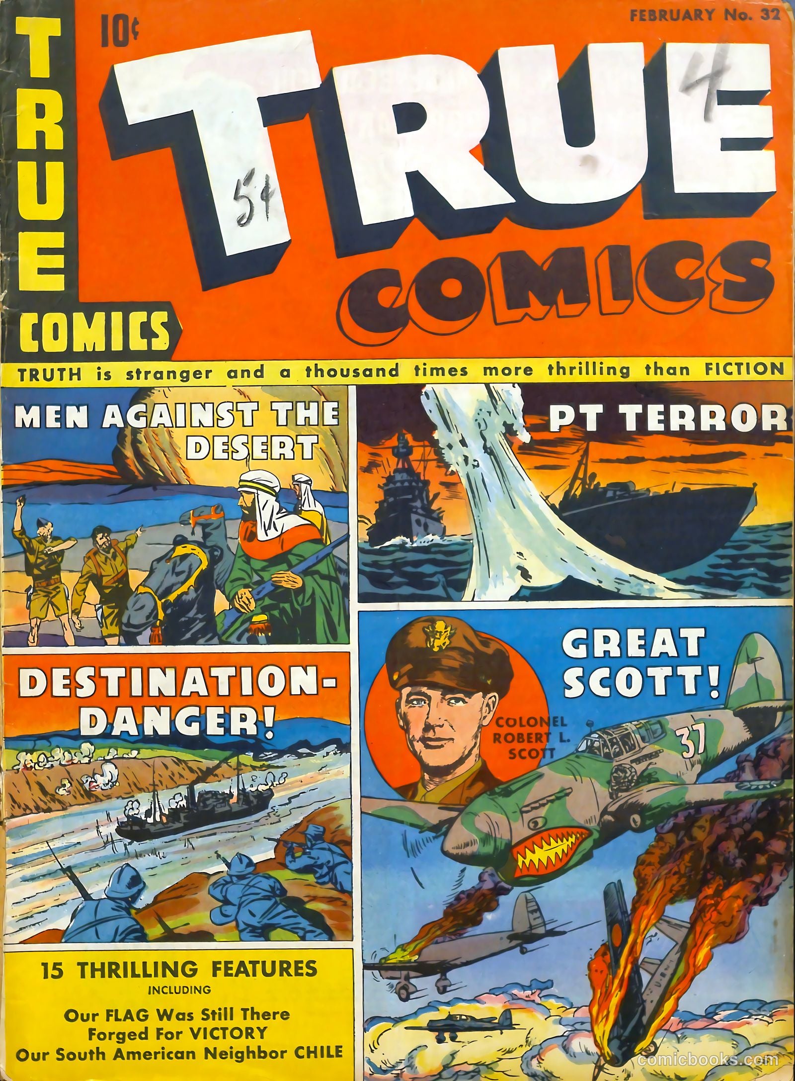 True Comics #32 cover