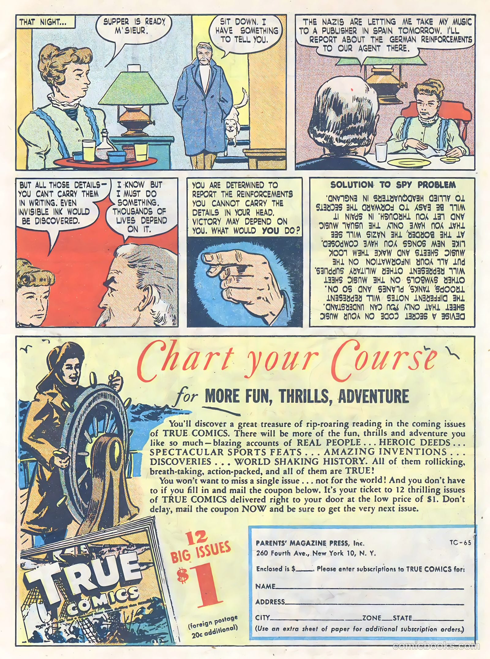 True Comics #65 (1947, Parents' Magazine Press) — page 13 of 37
