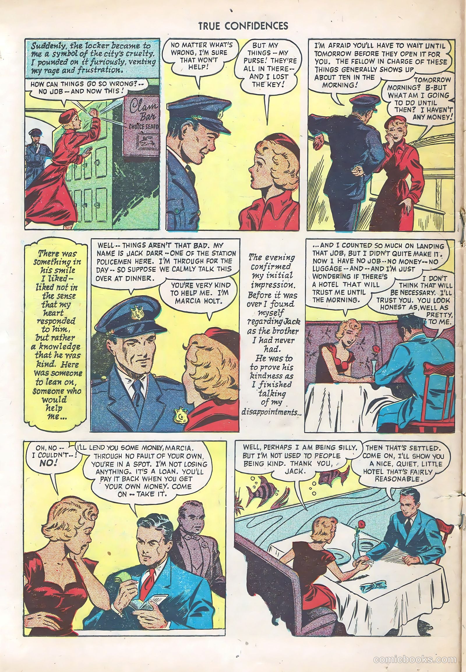 True Confidences #4 (1950) — page 16 of 36