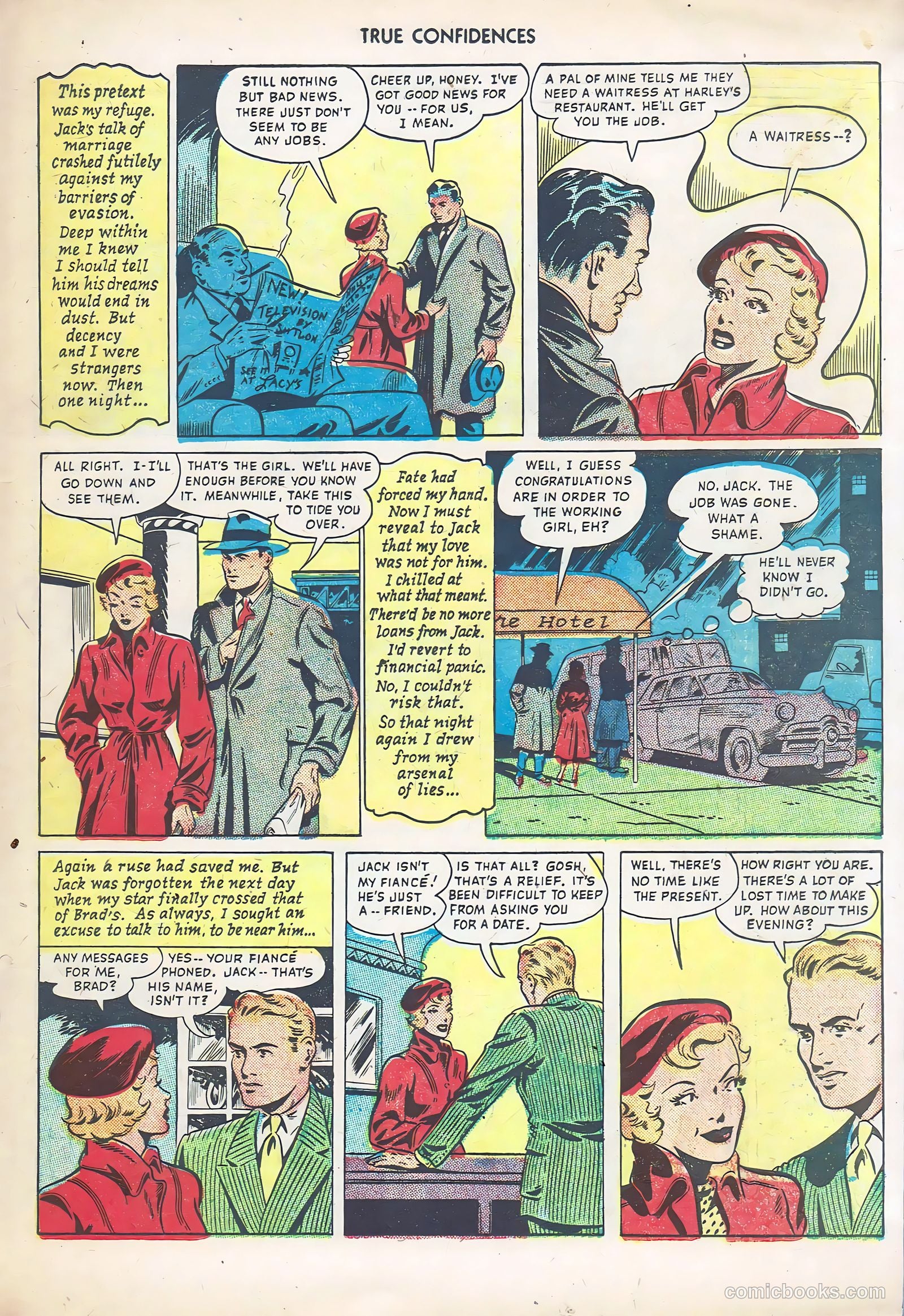 True Confidences #4 (1950) — page 19 of 36