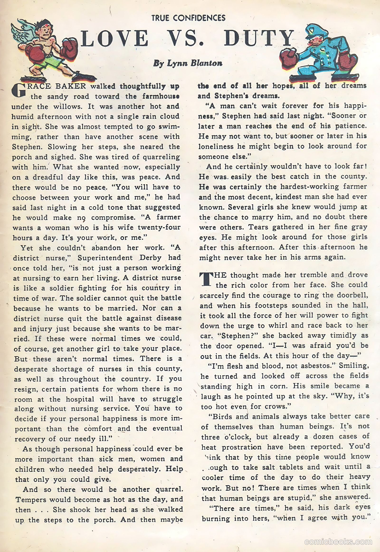 True Confidences #4 (1950) — page 23 of 36