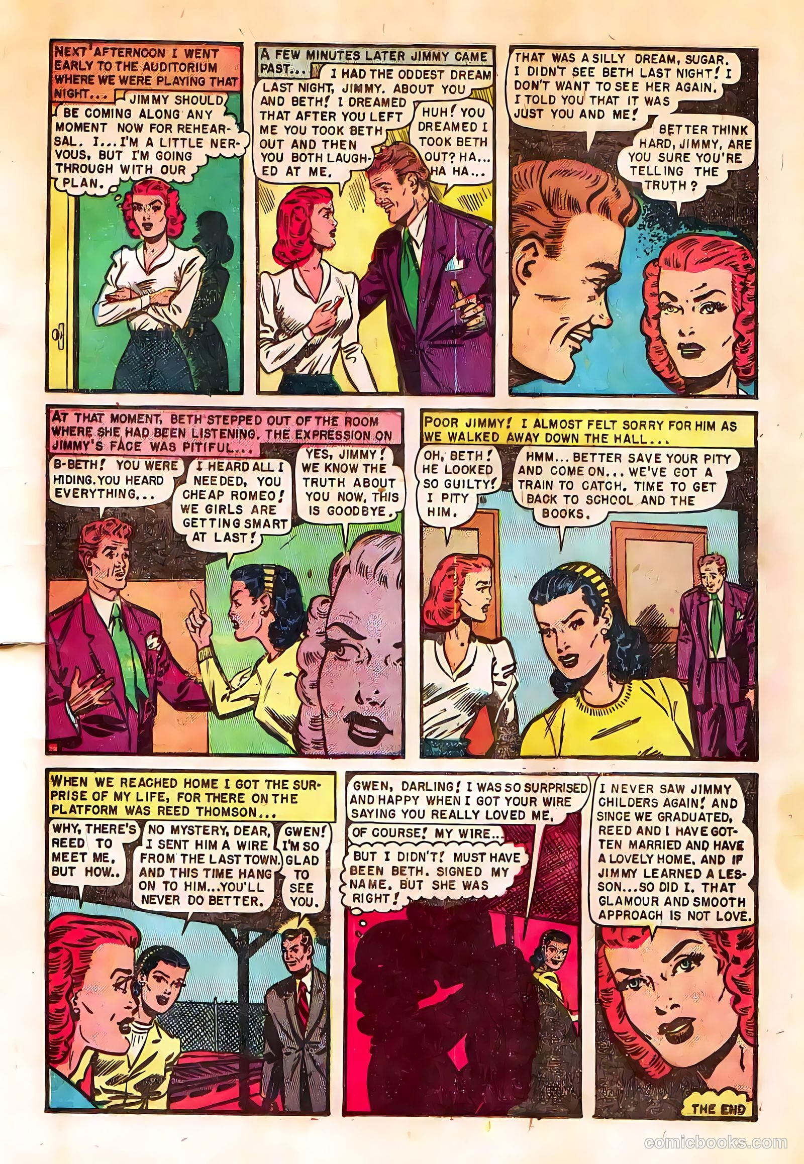 True-to-Life Romances #10 (1952) — page 9
