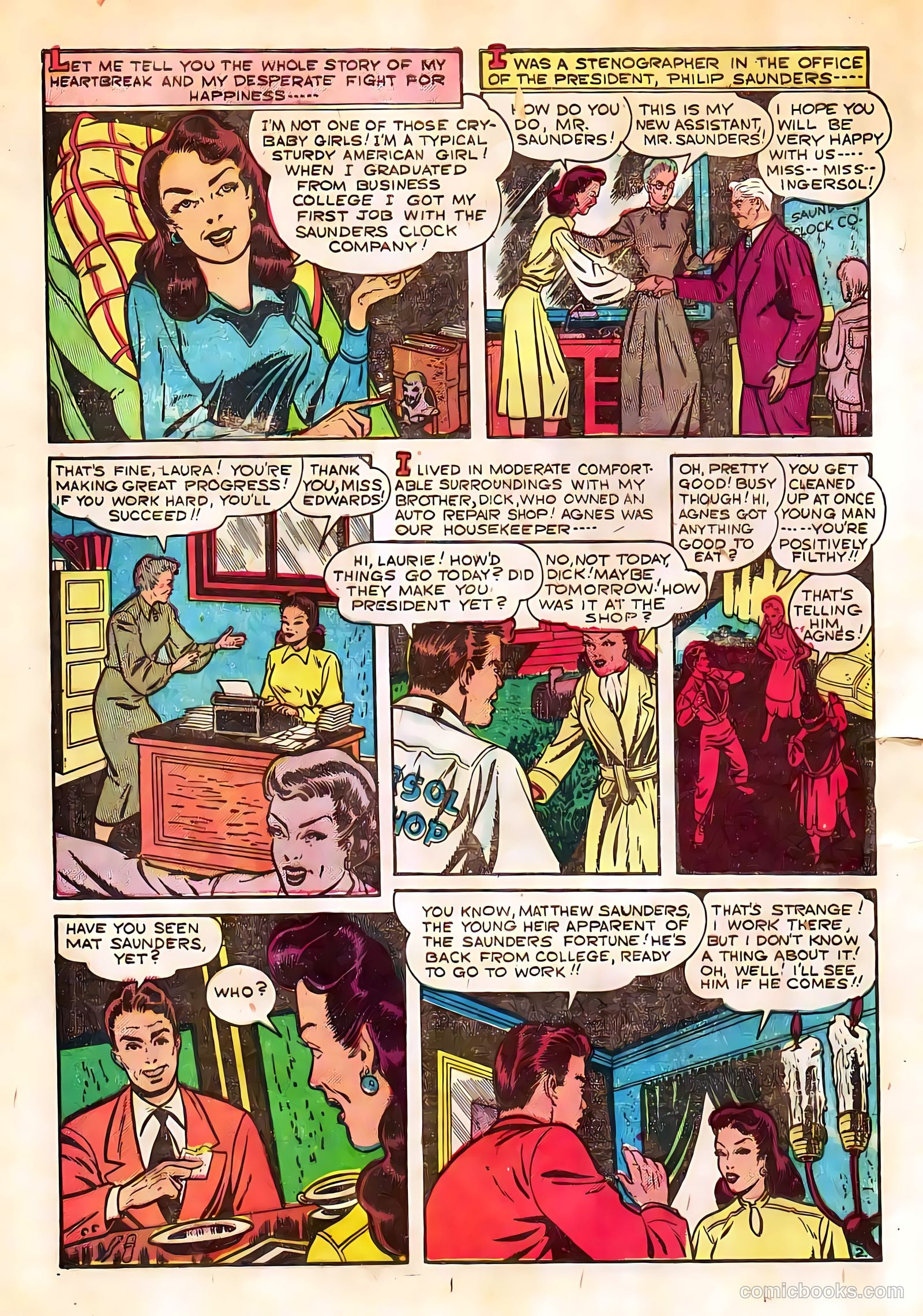 True-to-Life Romances #10 (1952) — page 12
