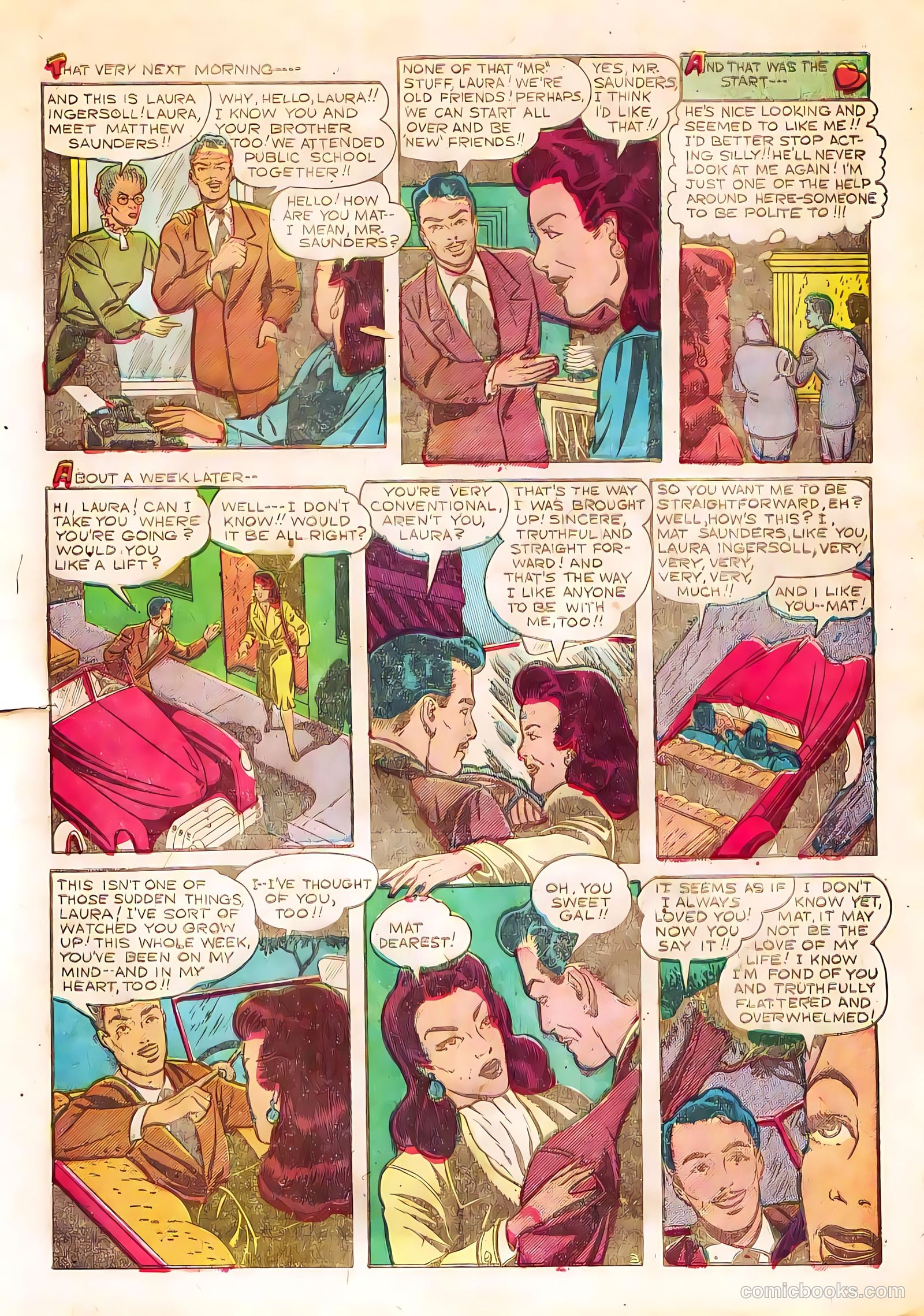 True-to-Life Romances #10 (1952) — page 13