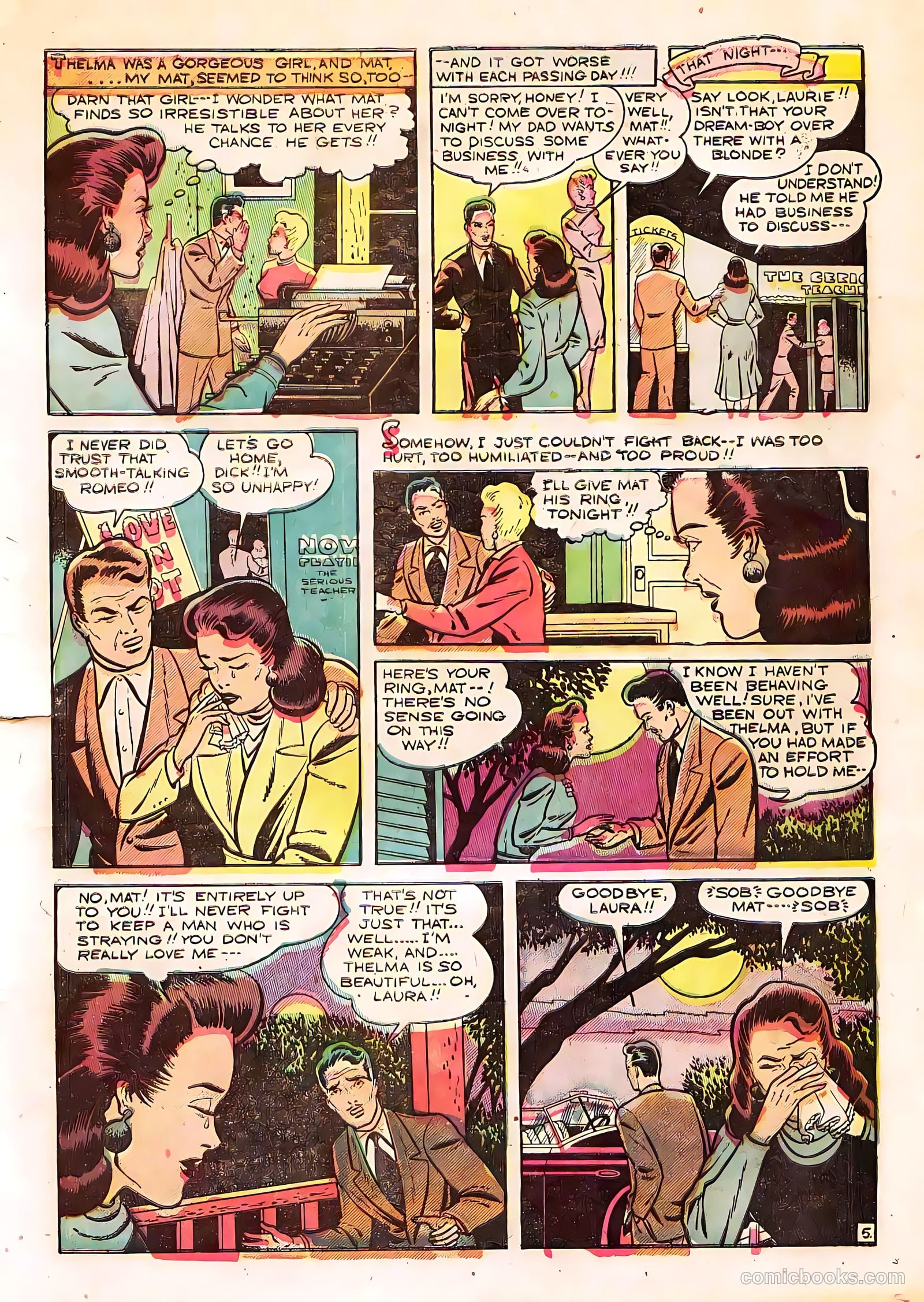 True-to-Life Romances #10 (1952) — page 15