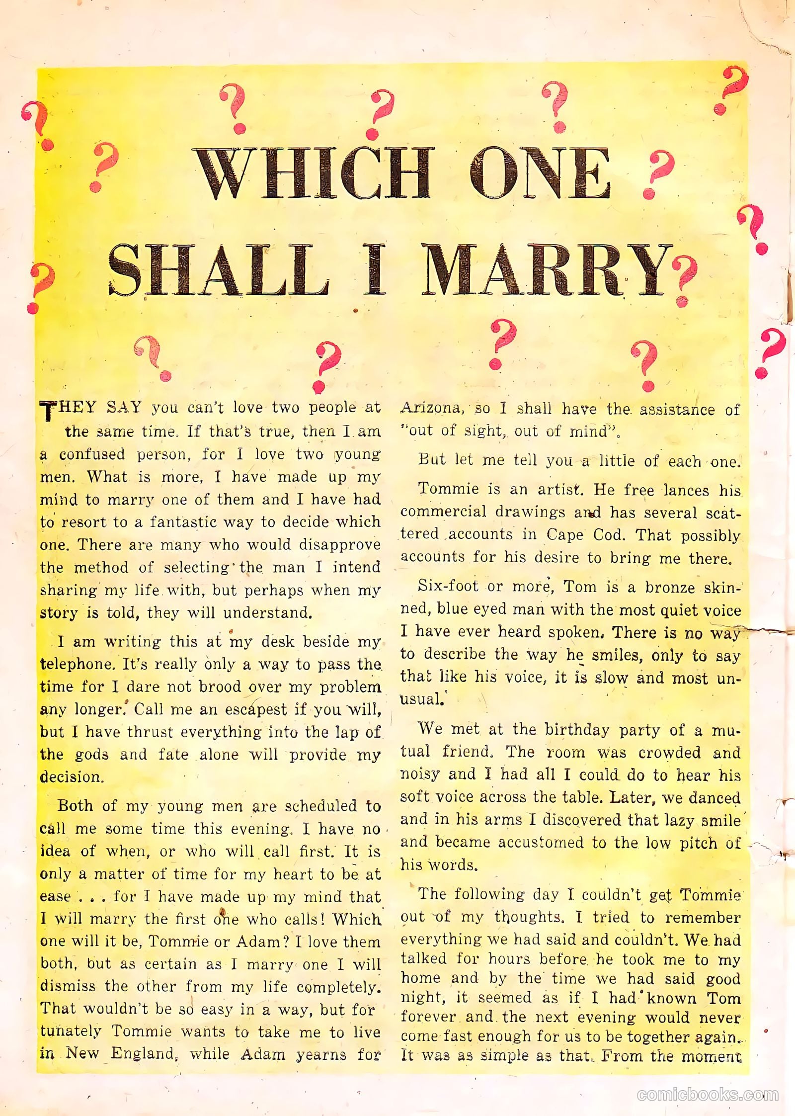 True-to-Life Romances #10 (1952) — page 22
