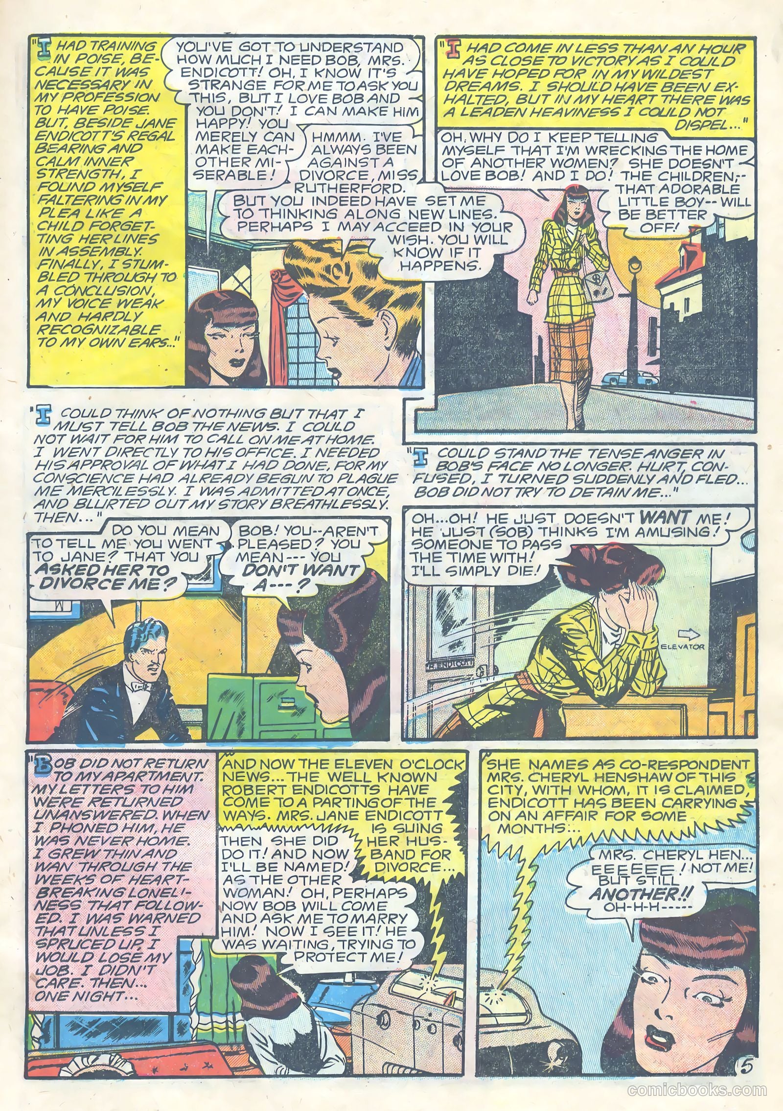 True-to-Life Romances #9 (1950) — page 15 of 36