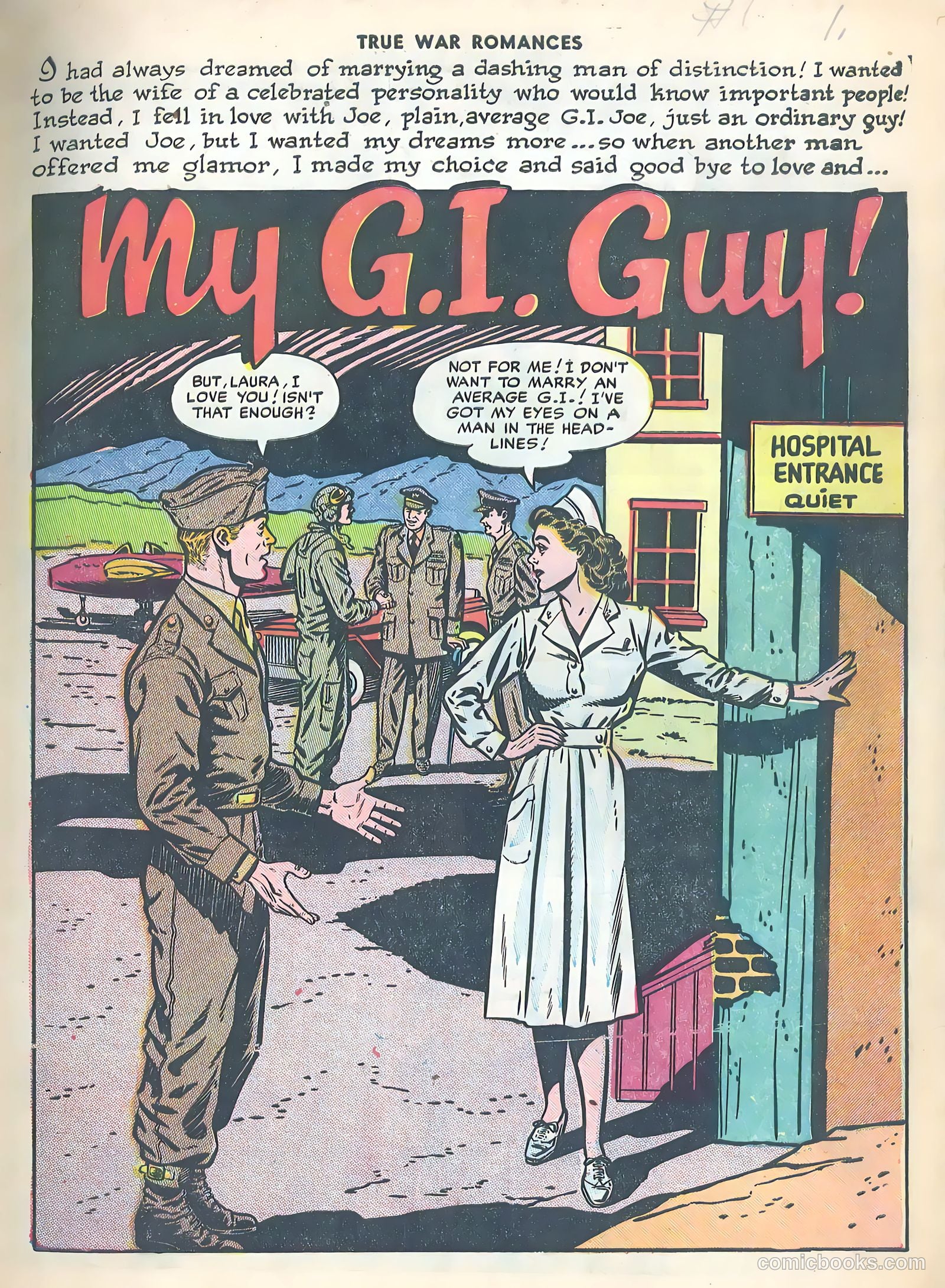 True War Romances #1 (1952) — page 3 of 35