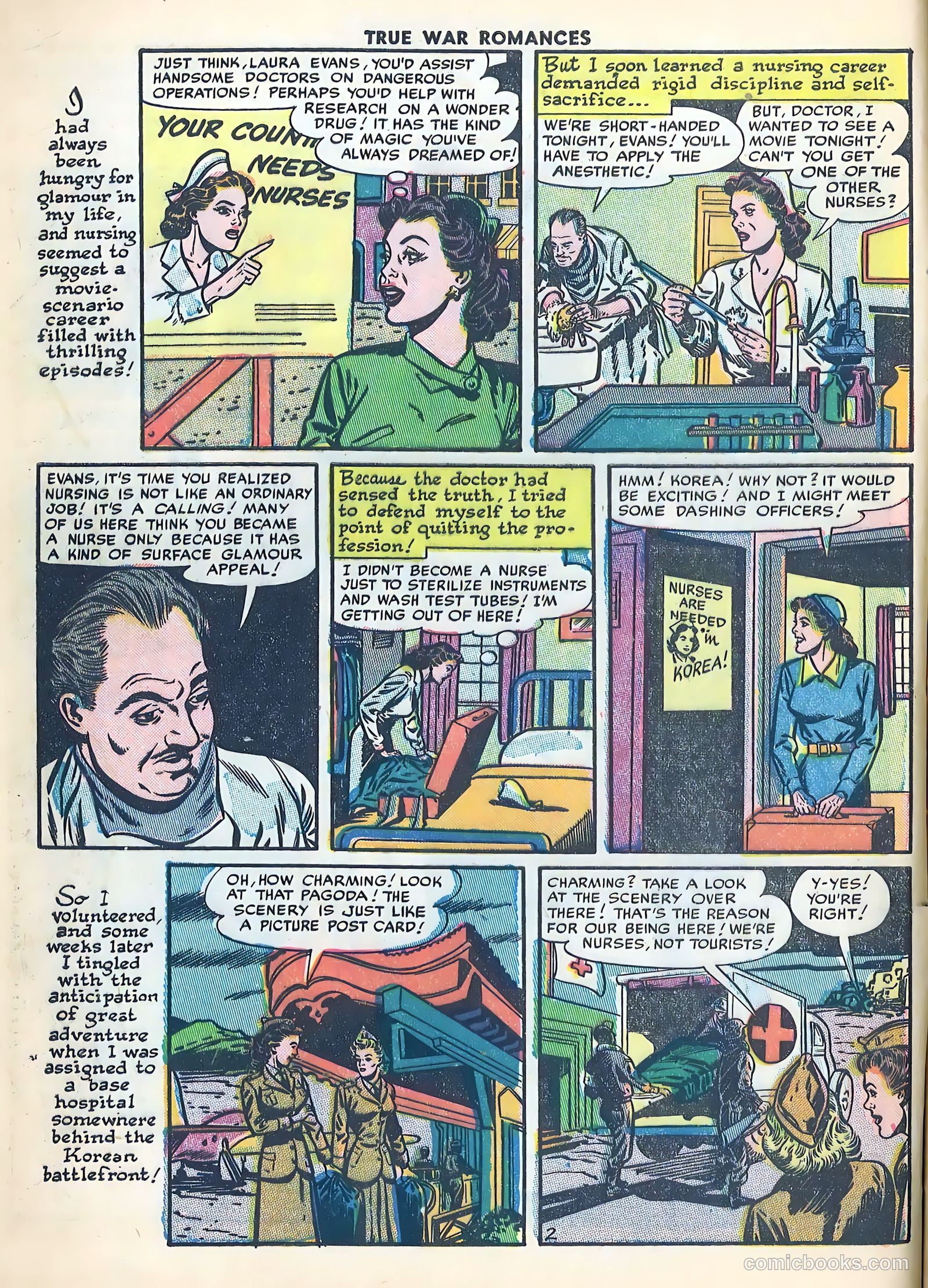 True War Romances #1 (1952) — page 4 of 35