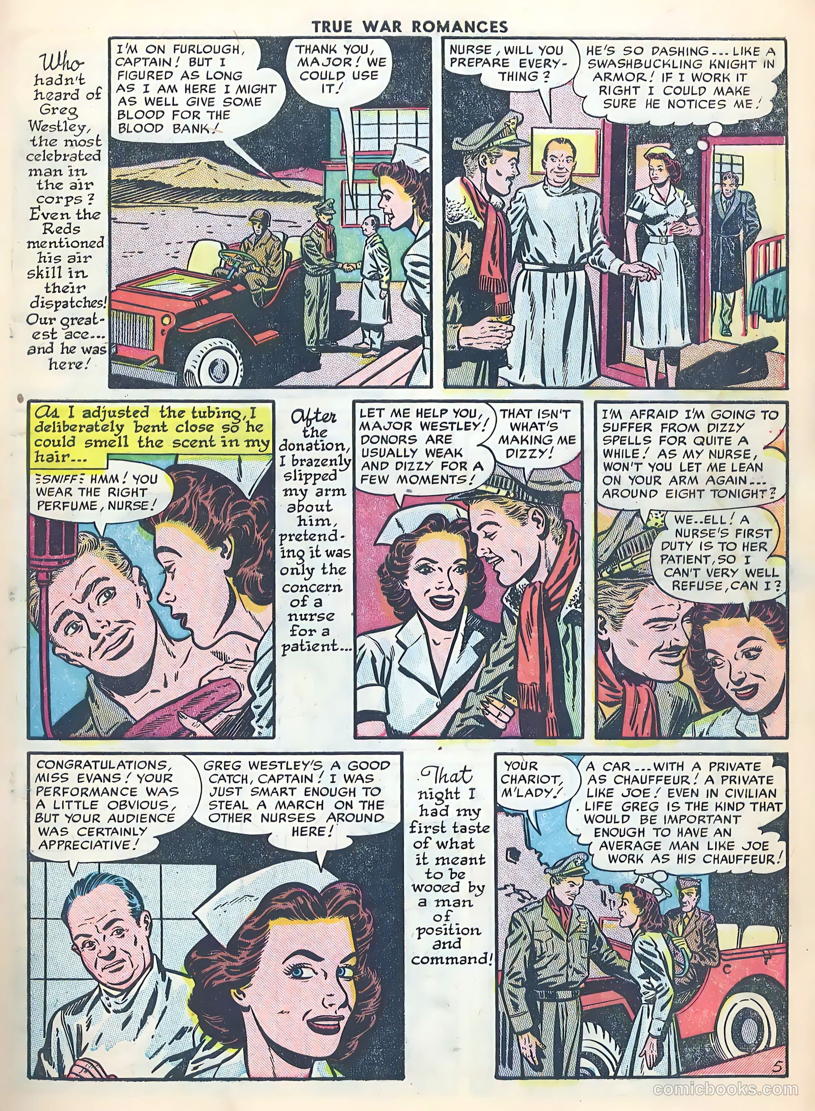 True War Romances #1 (1952) — page 7 of 35