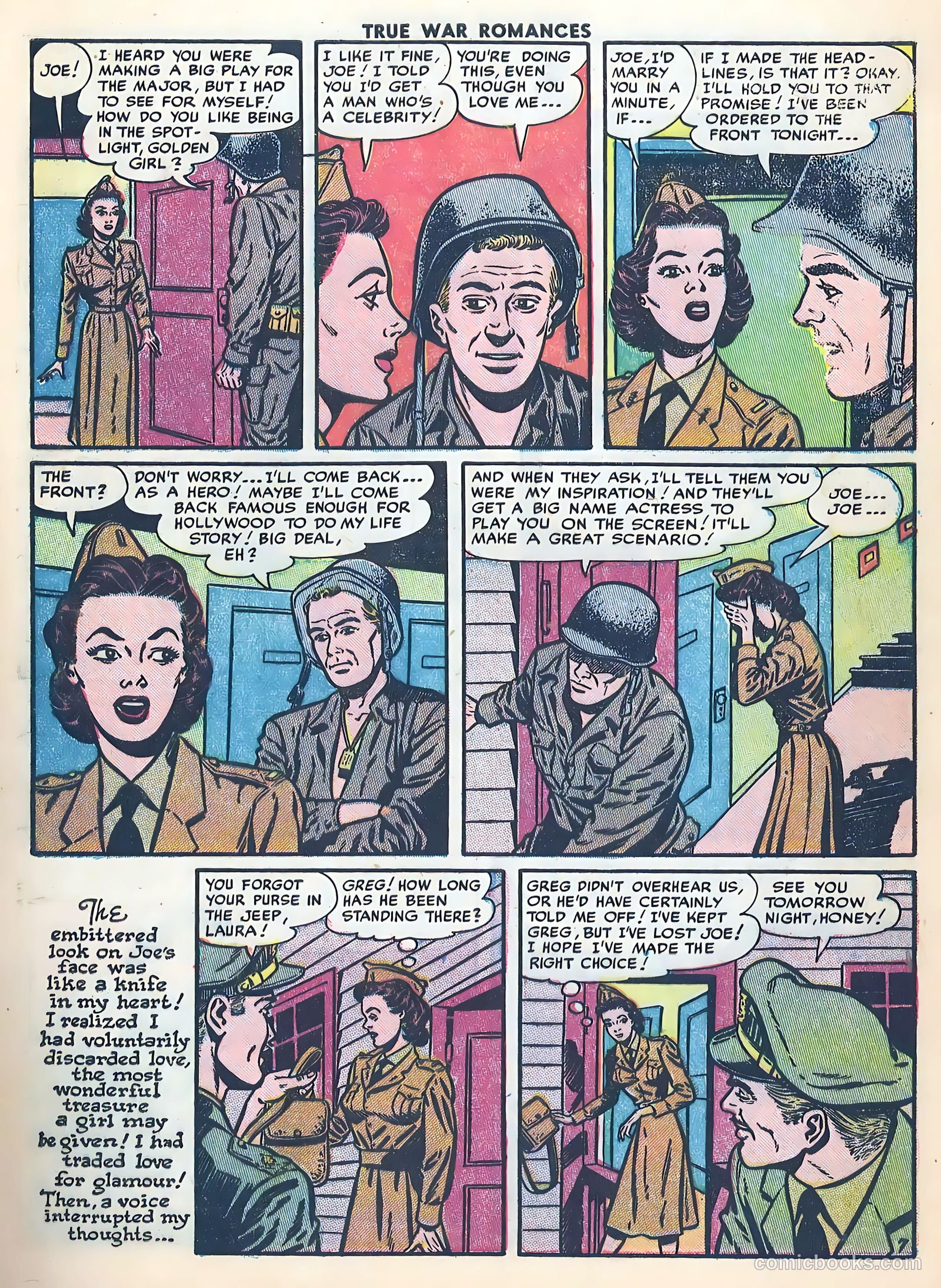 True War Romances #1 (1952) — page 9 of 35