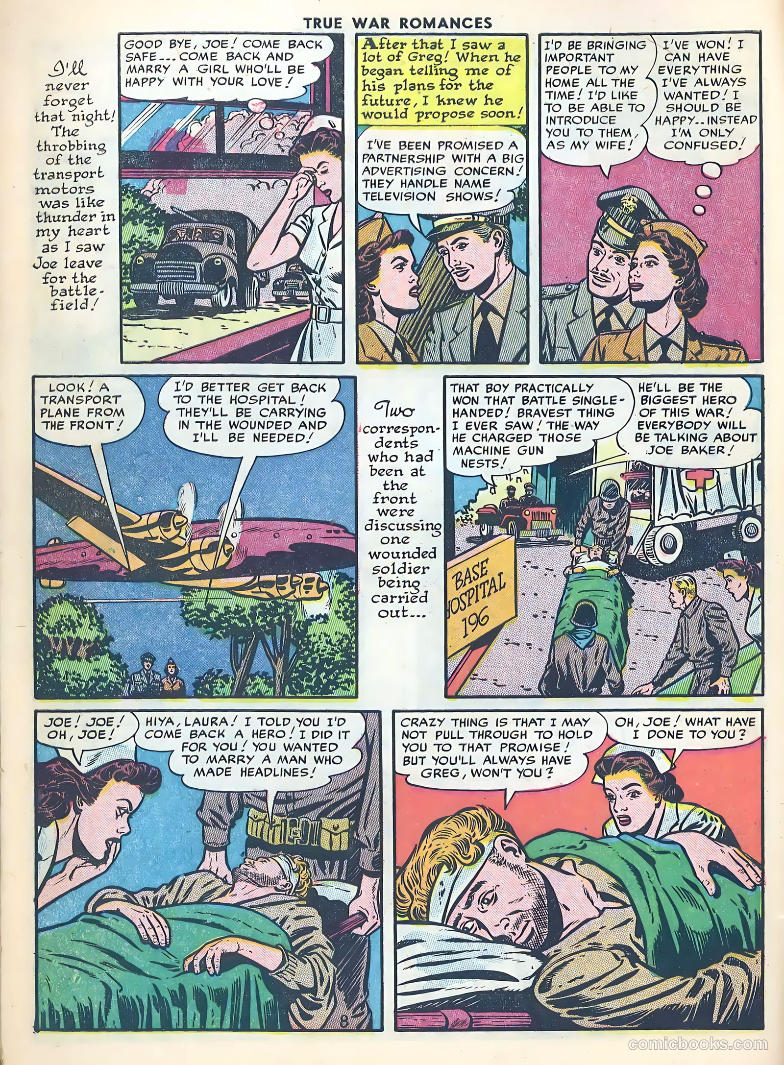 True War Romances #1 (1952) — page 10 of 35
